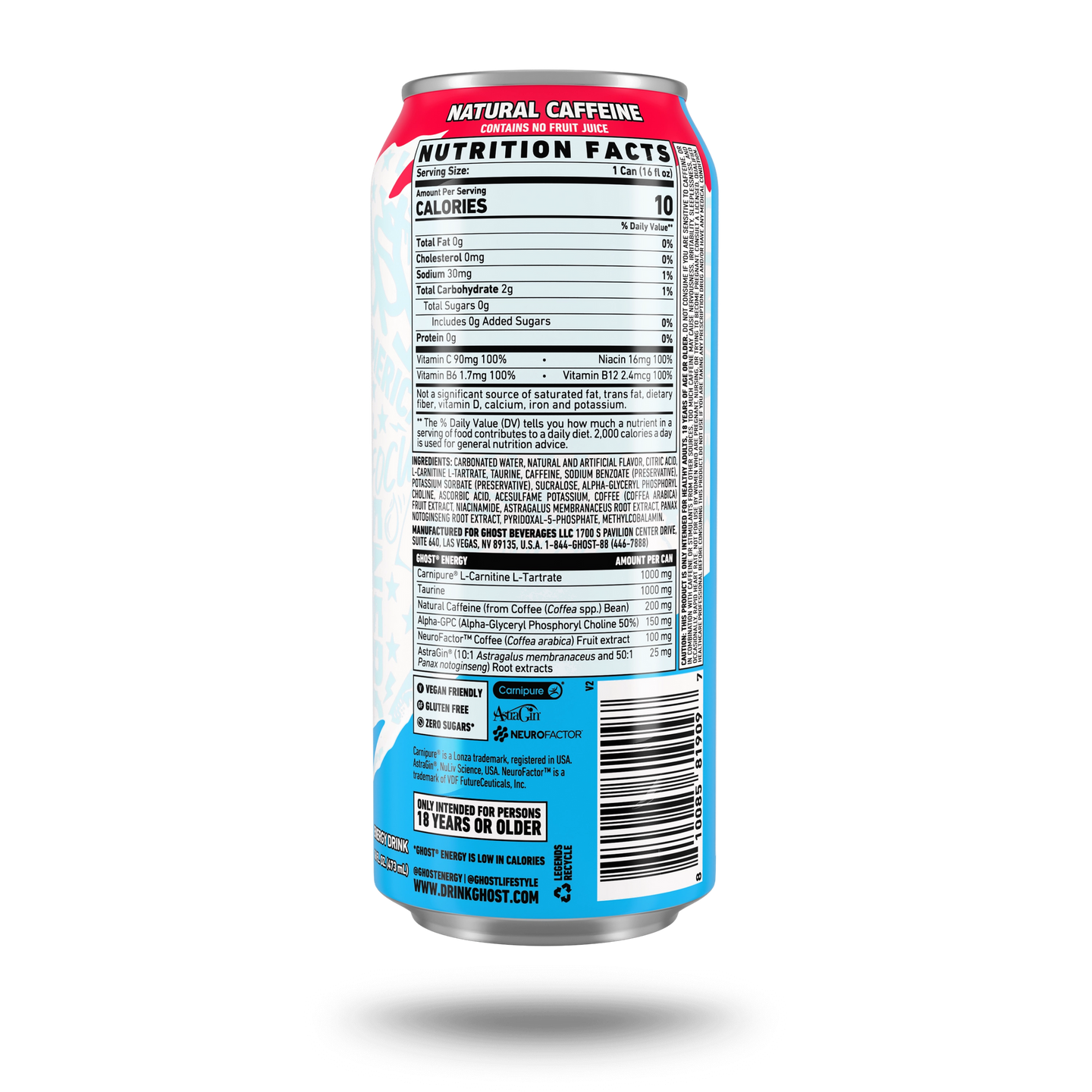 Ghost Energy Drink - 'Merica Pop