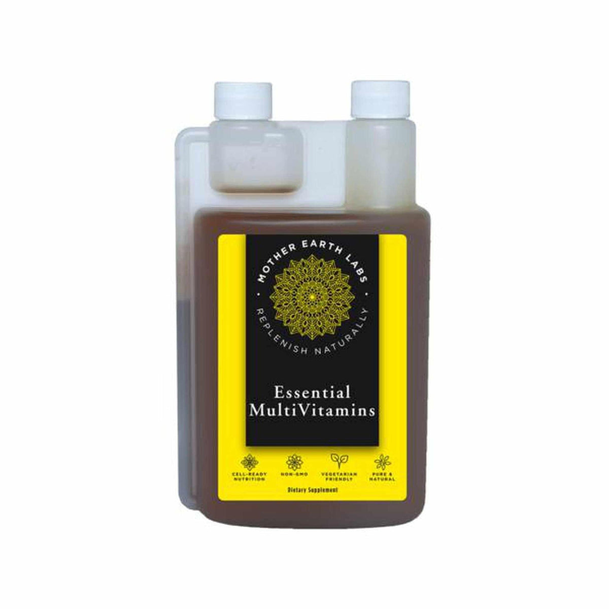 Mother Earth Labs Daily Multi Vitamin - Liquid Form Dispensing Quart
