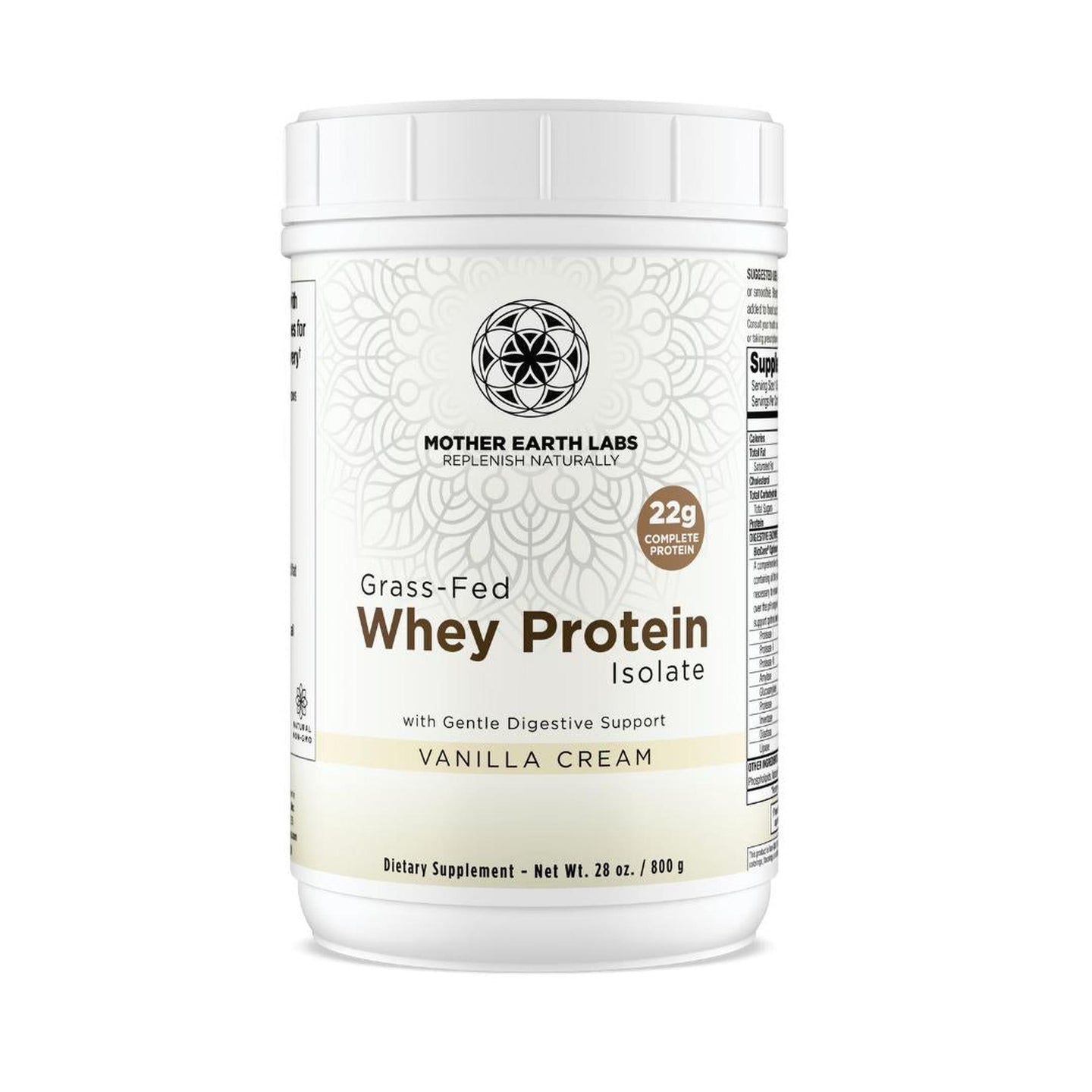 Mother Earth Labs Grass Fed Whey Isolate