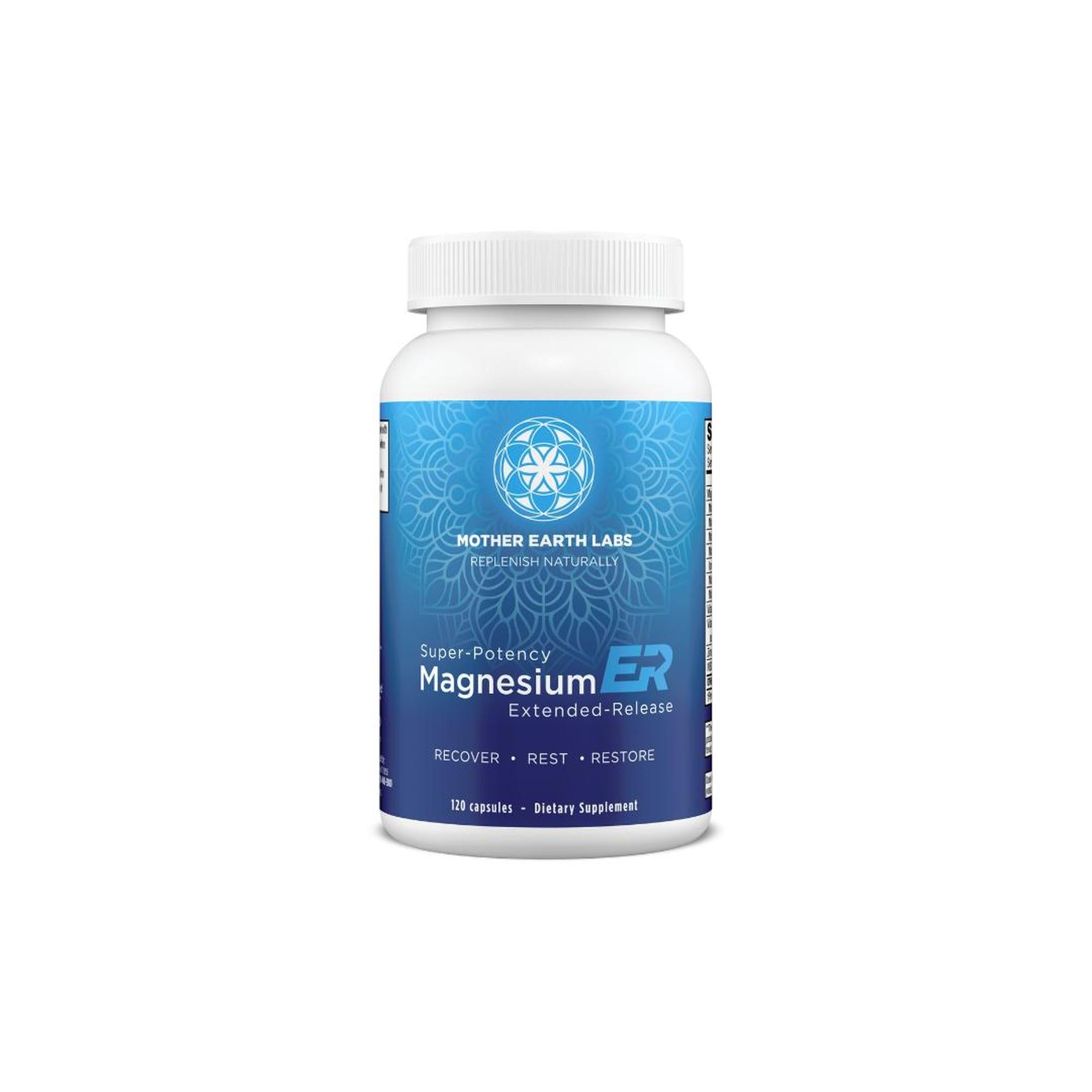 Mother Earth Labs Magnesium - 120 Capsules