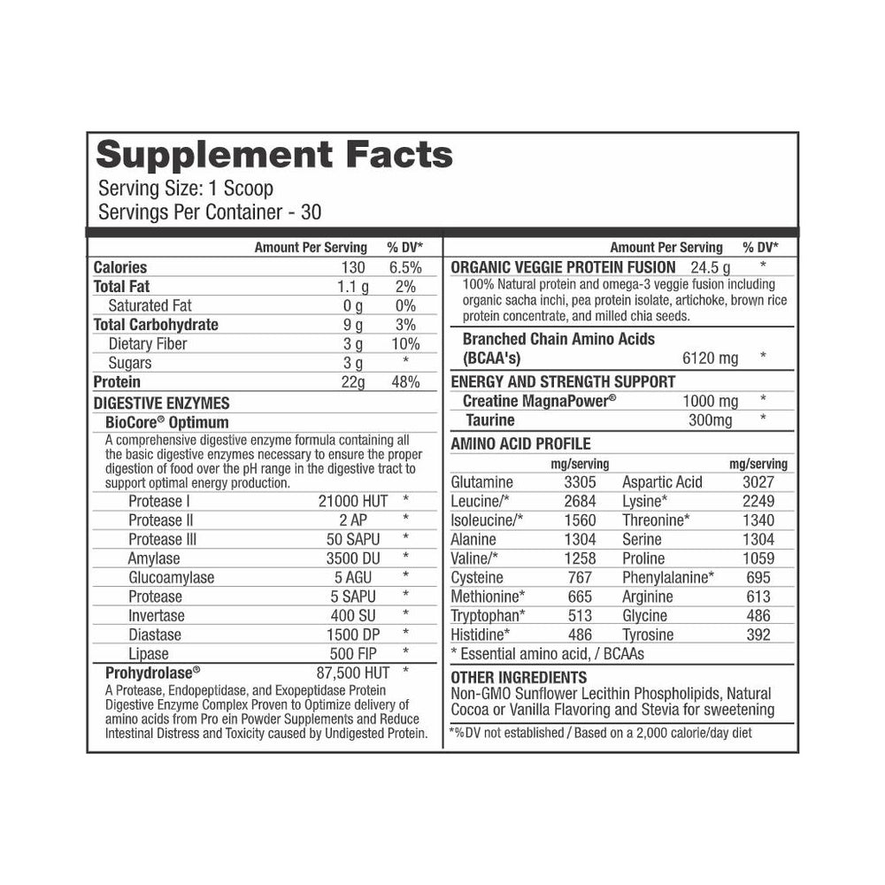 Mother Earth Labs Veggie Fusion Protein