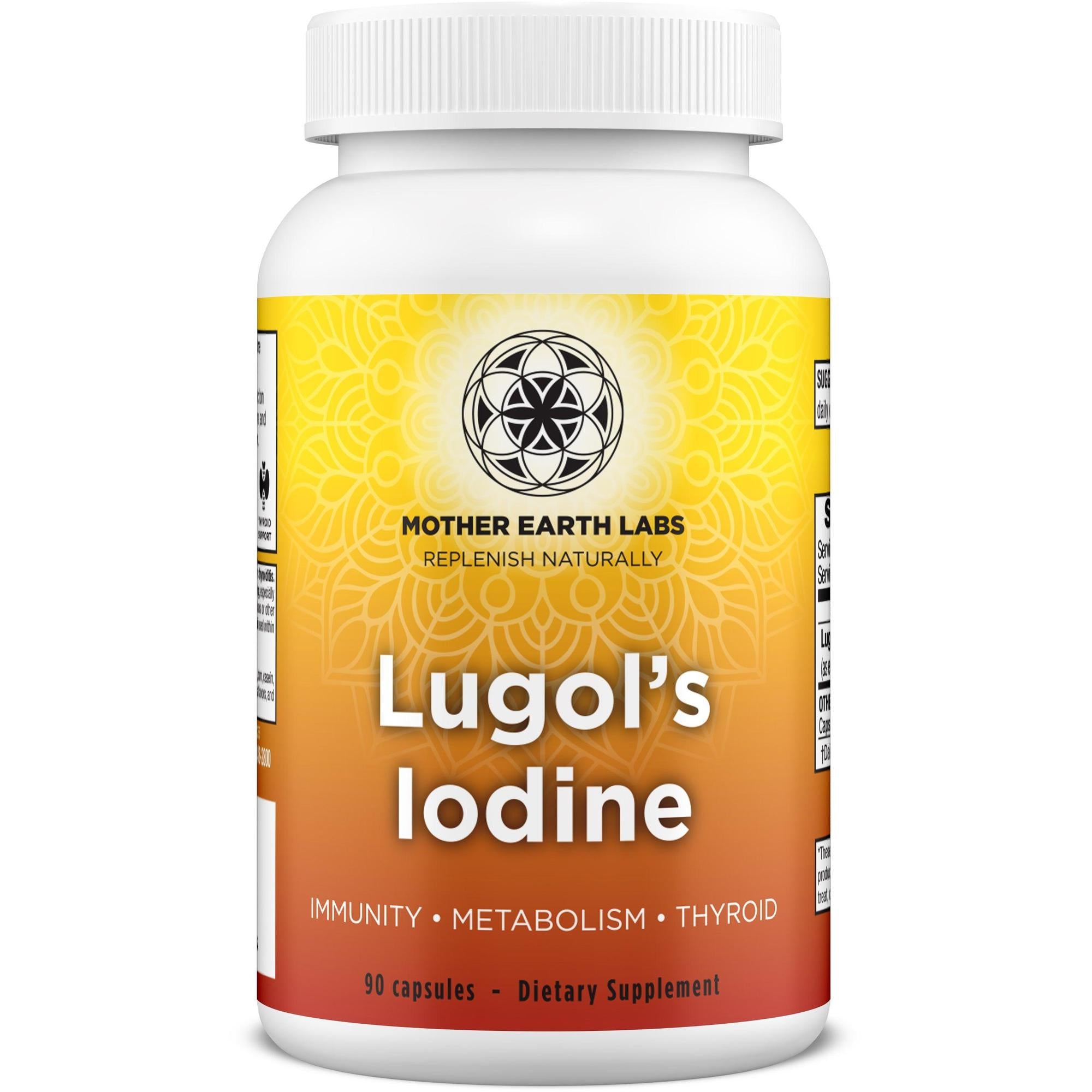 Mother Earth’s Lugol's Iodine Plus, 90 Capsules