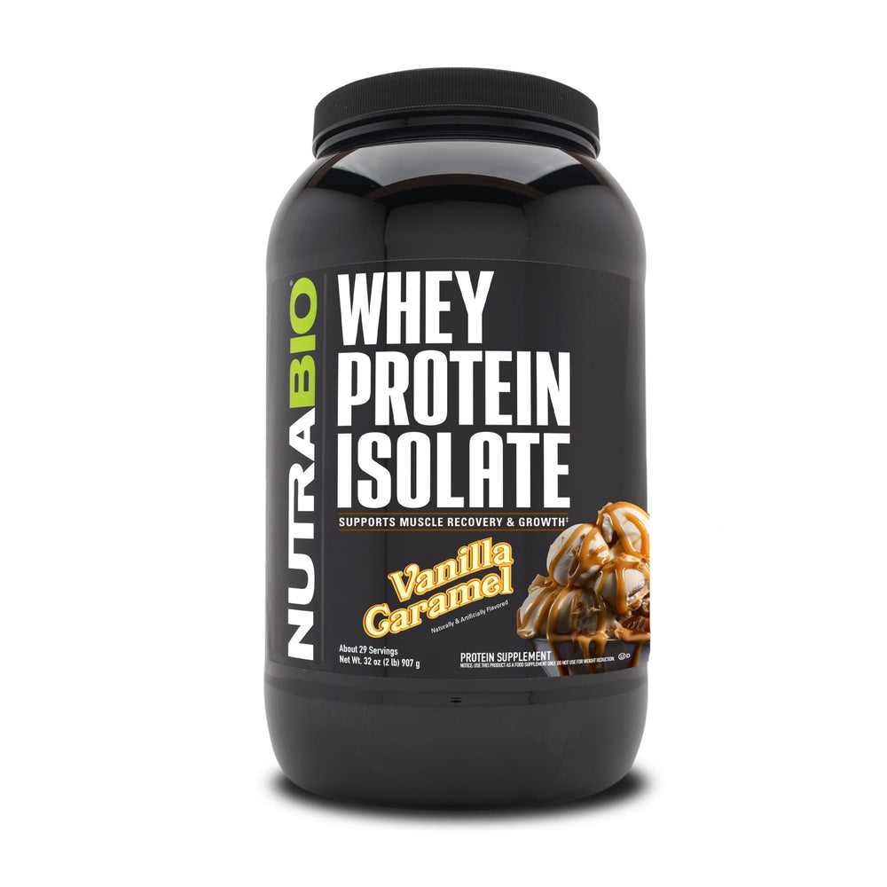 NutraBio 100% Whey Protein Isolate - 2 lb
