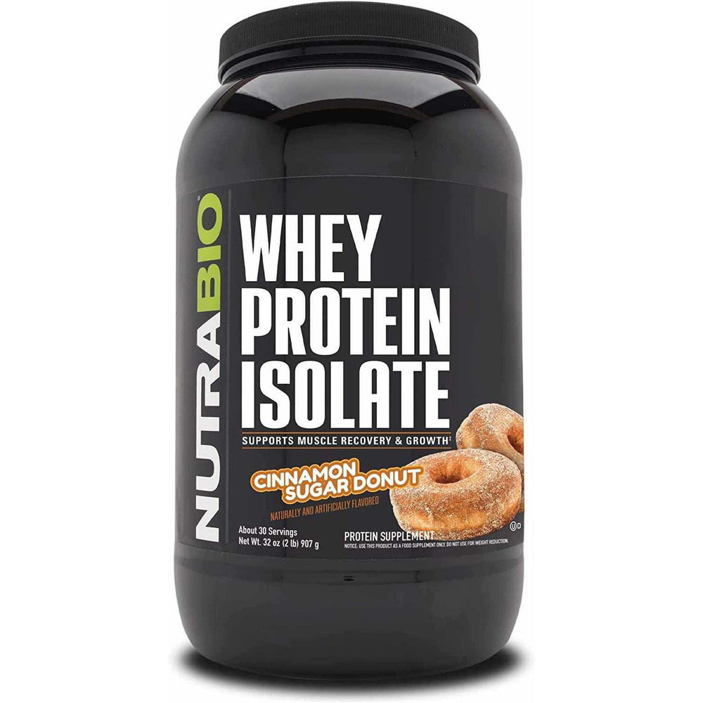 NutraBio 100% Whey Protein Isolate - 2 lb