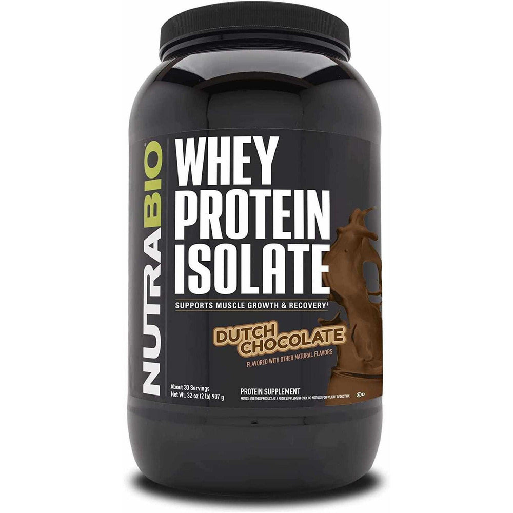 NutraBio 100% Whey Protein Isolate - 2 lb