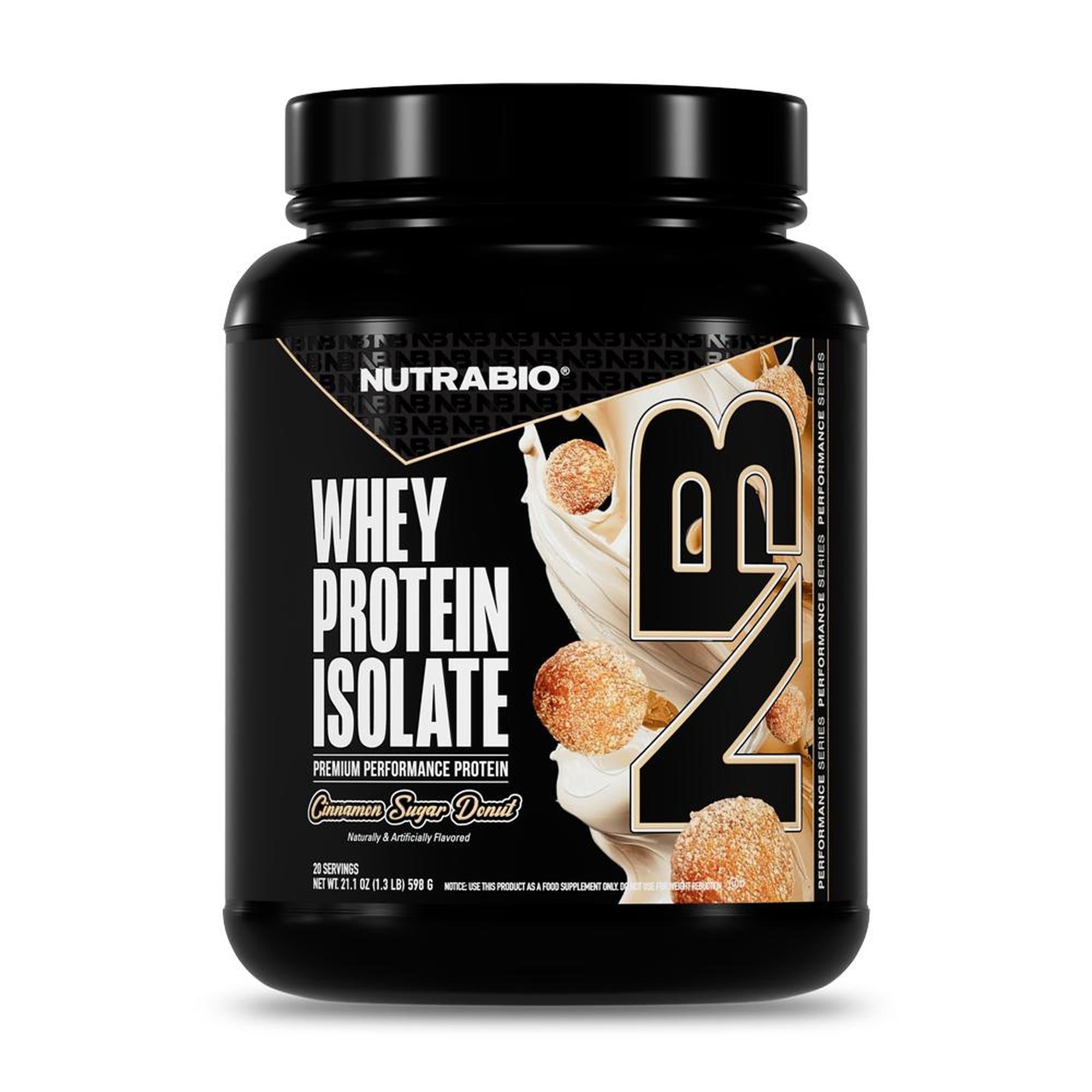 NutraBio 100% Whey Protein Isolate - 20 Servings