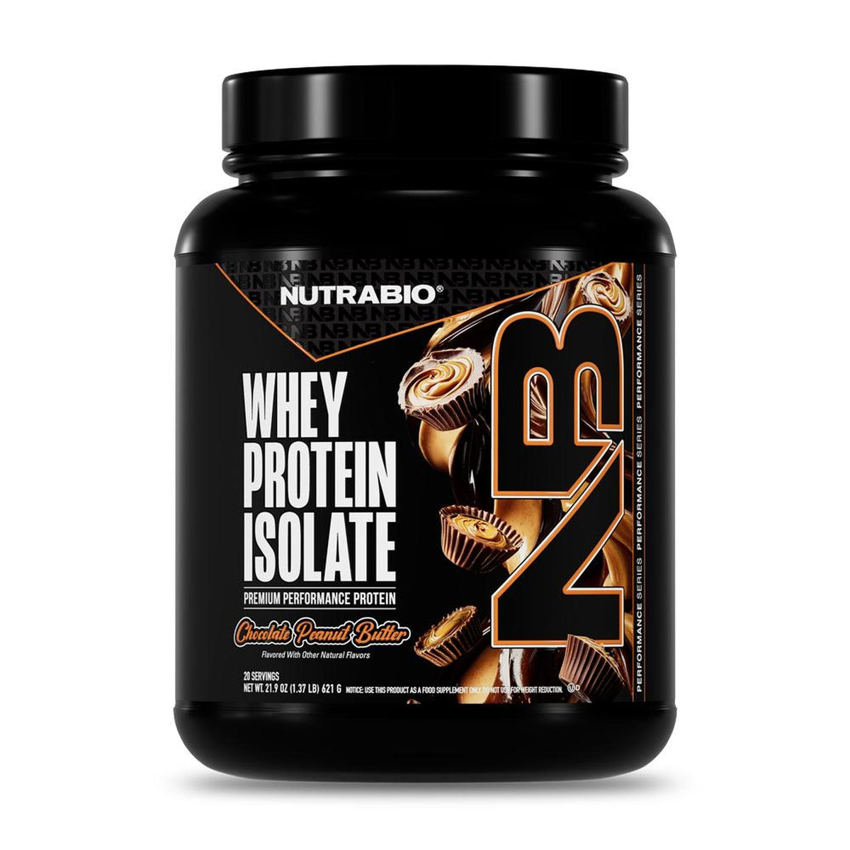 NutraBio 100% Whey Protein Isolate - 20 Servings
