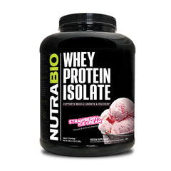 NutraBio 100% Whey Protein Isolate - 5 lb