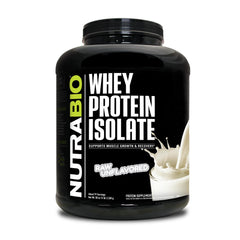NutraBio 100% Whey Protein Isolate - 5 lb
