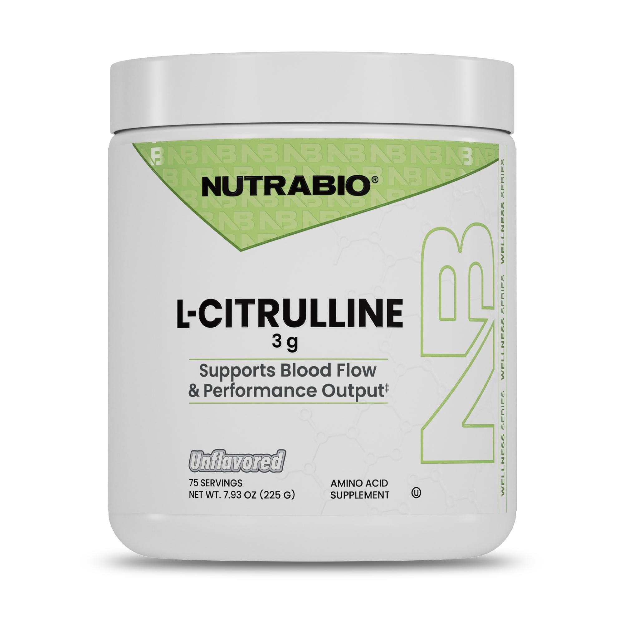 NutraBio L-Citrulline Powder - 225 g