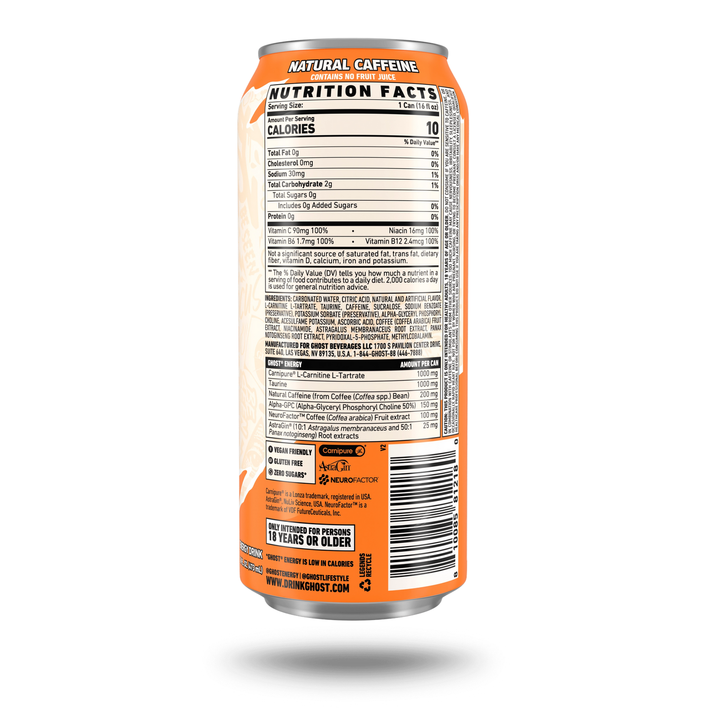 Ghost Energy Drink - Orange Cream