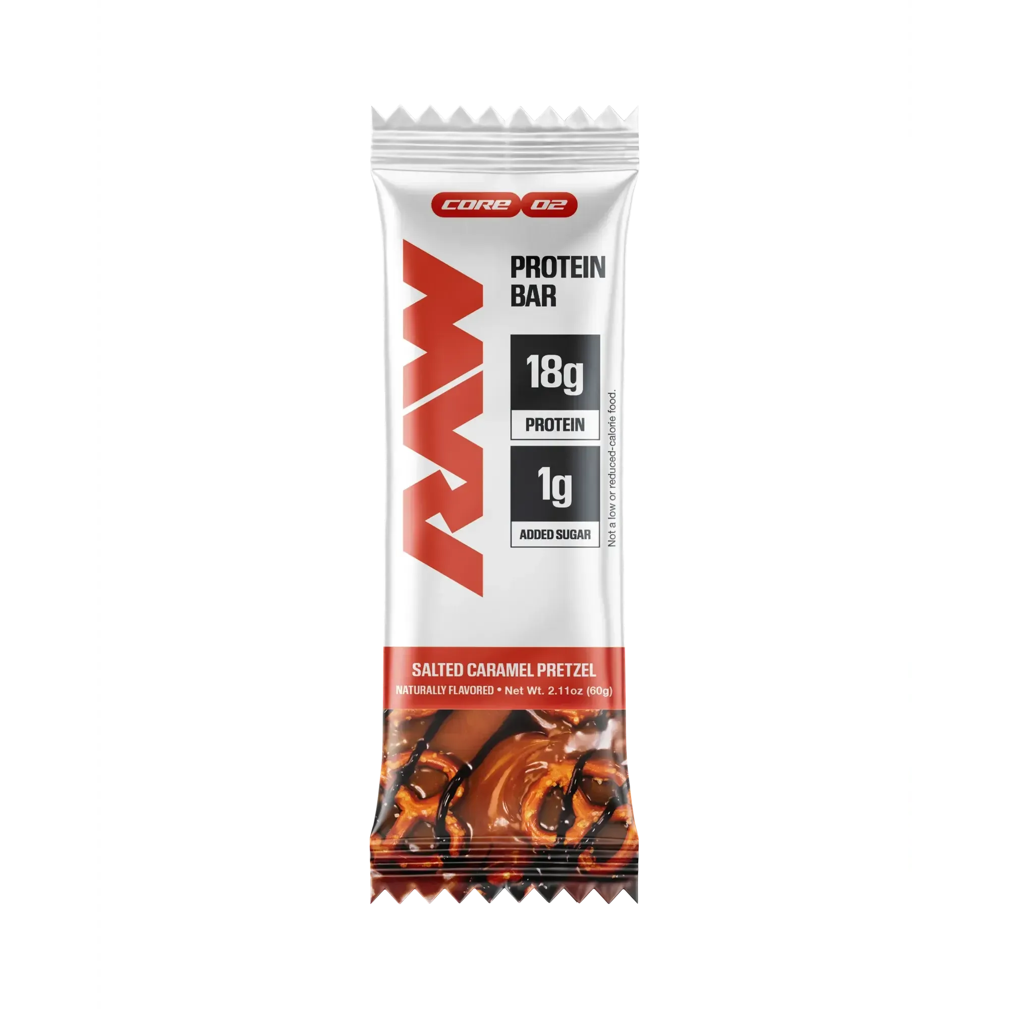 RAW Protein Bar Salted Caramel Pretzel