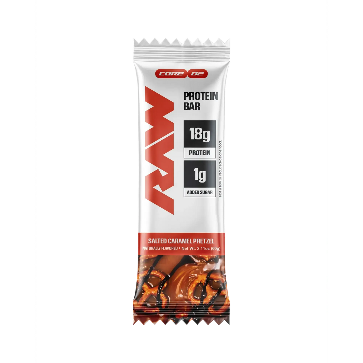 RAW Protein Bar Salted Caramel Pretzel