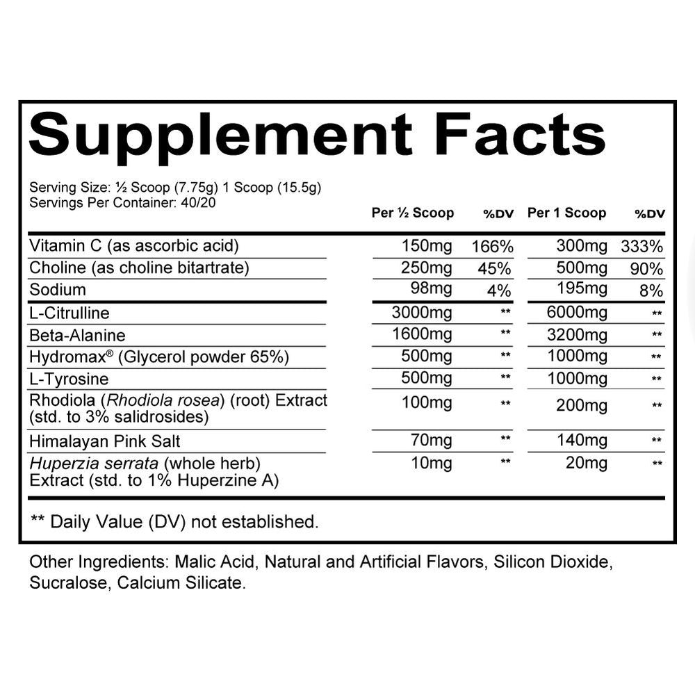 REDCON1 Total War® Pump Pre-Workout