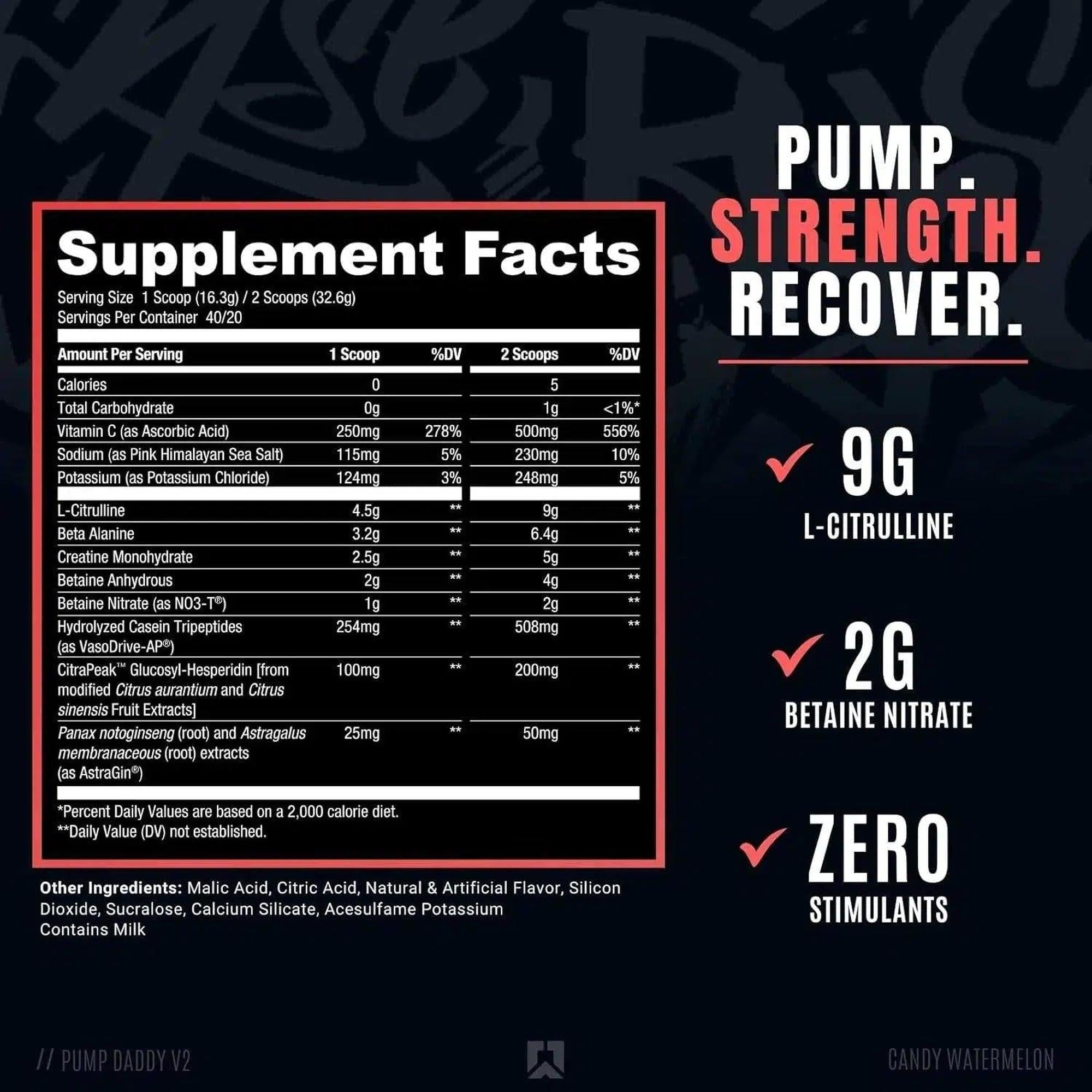 RYSE Pump Daddy V2 Pre-Workout