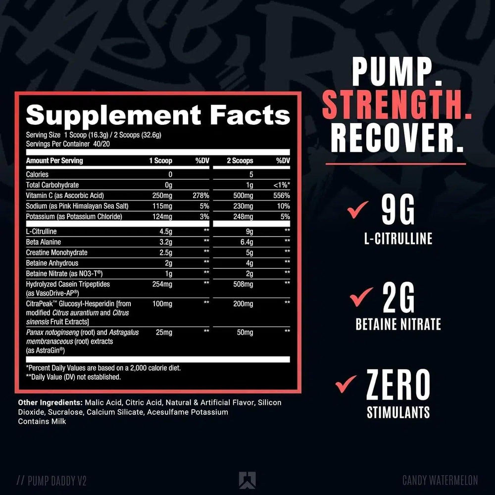RYSE Pump Daddy V2 Pre-Workout