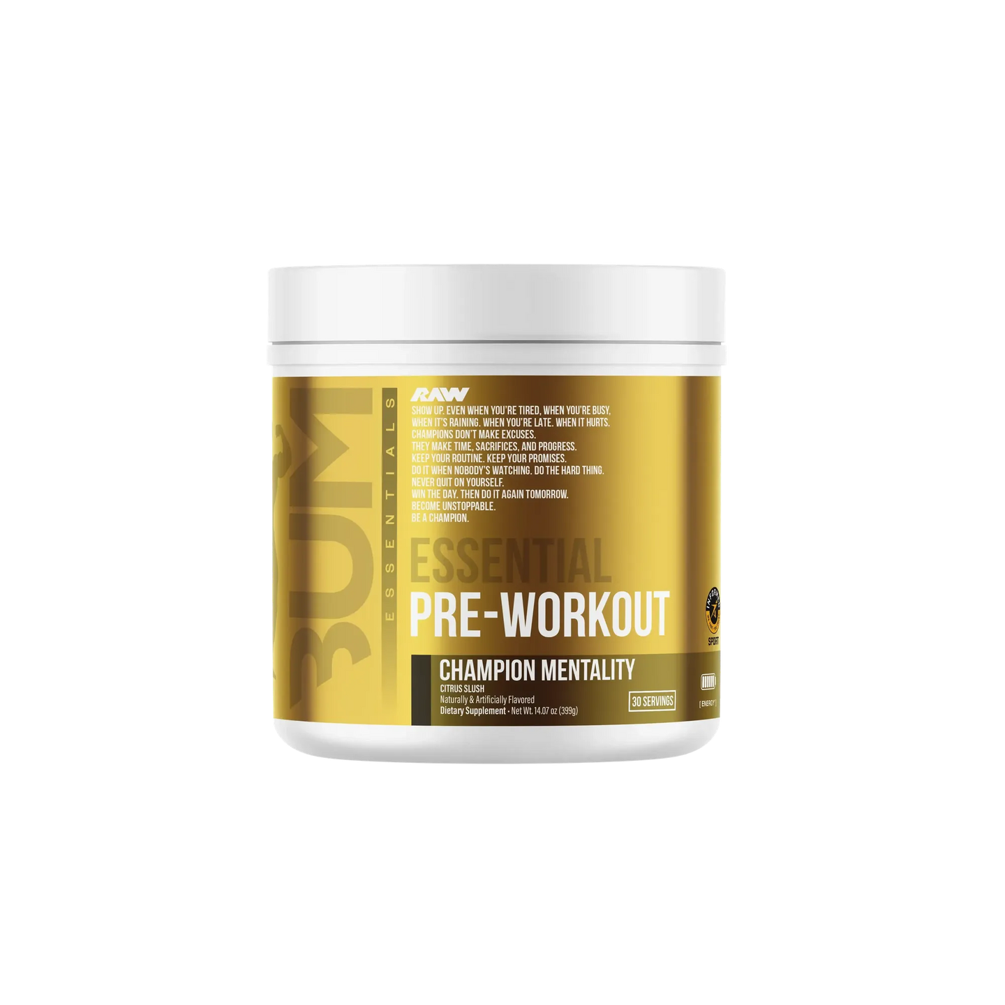 Raw Nutrition CBUM Essential Pre-Workout