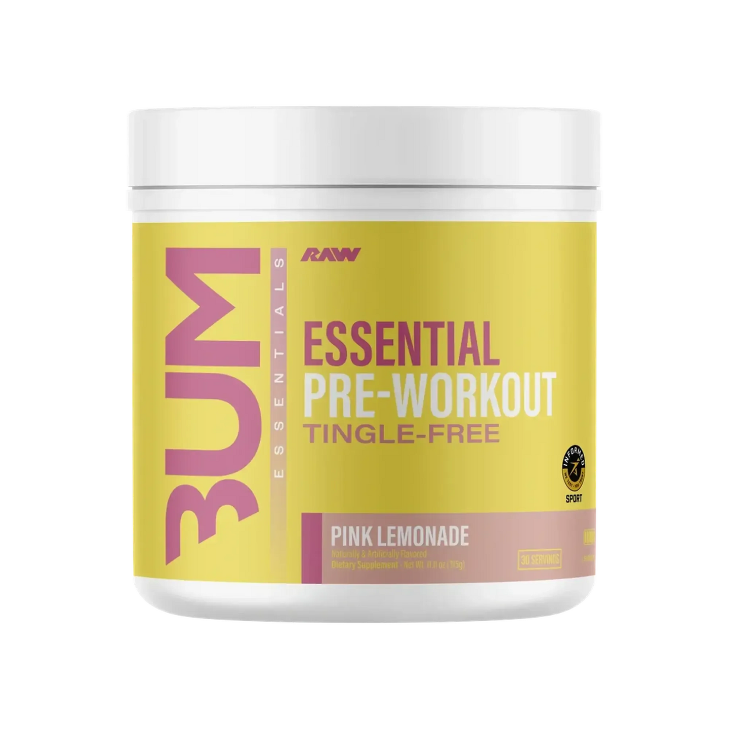 Raw Nutrition CBUM Essential Tingle-Free Pre-Workout