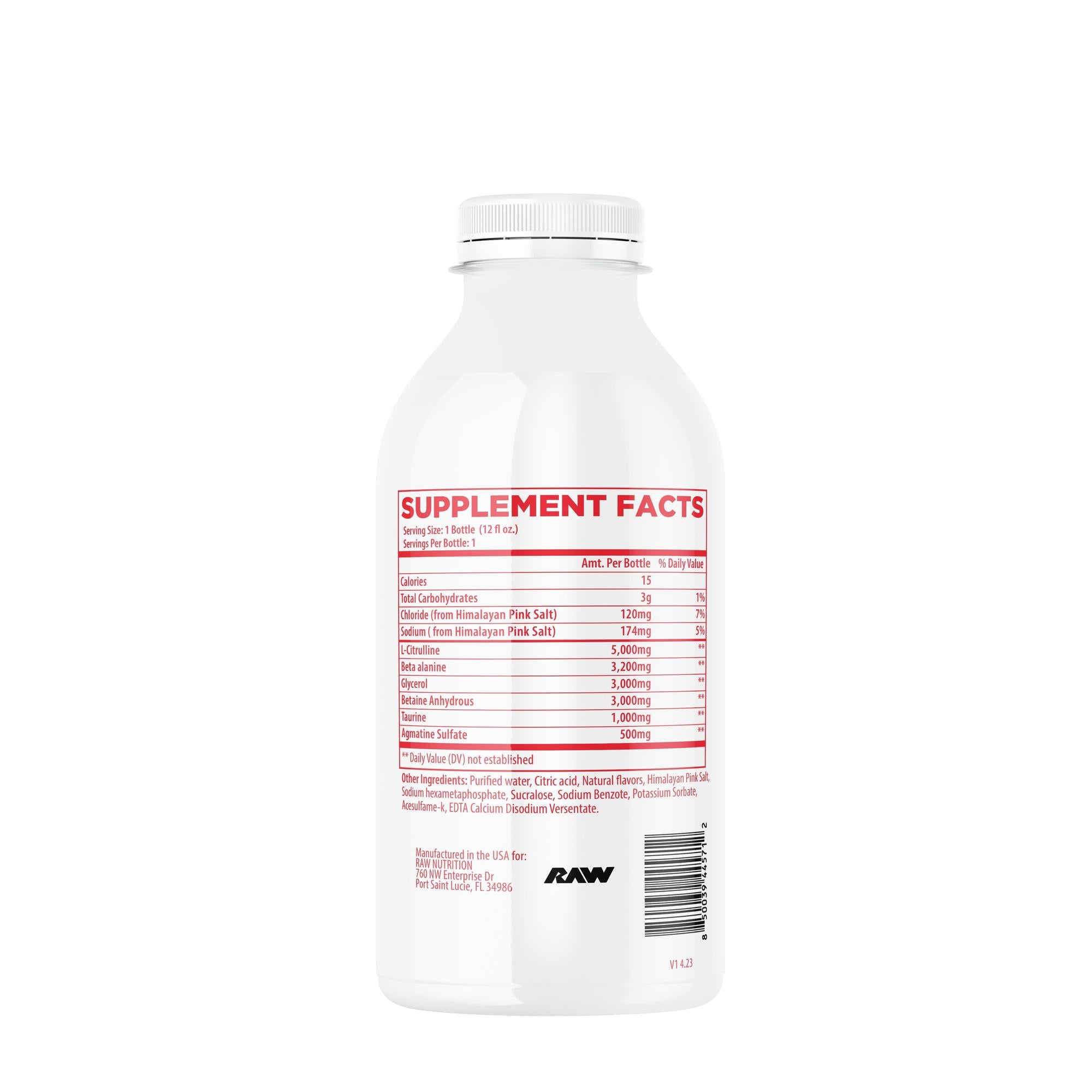 Raw Nutrition CBUM Pump RTD - Fruit Punch