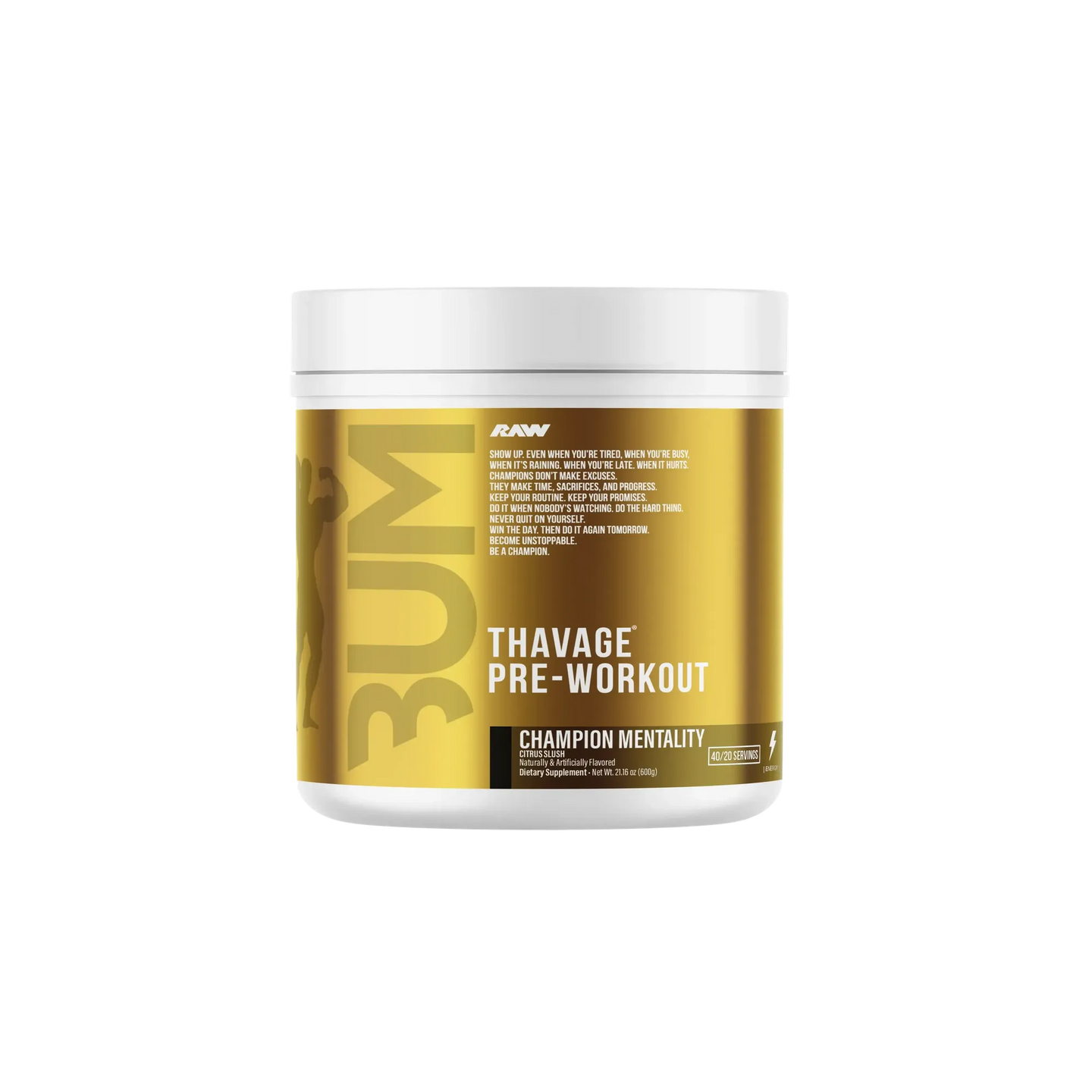 Raw Nutrition CBUM Series Thavage Pre-Workout