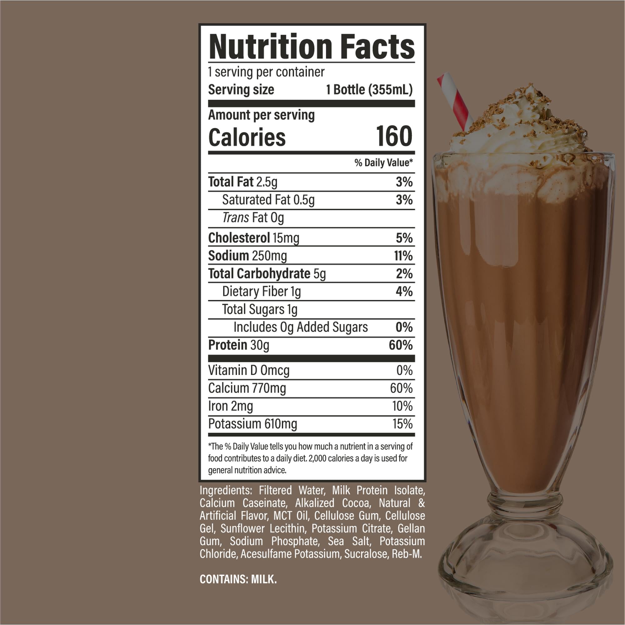 Raw Nutrition Protein RTD - Chocolate Milkshake