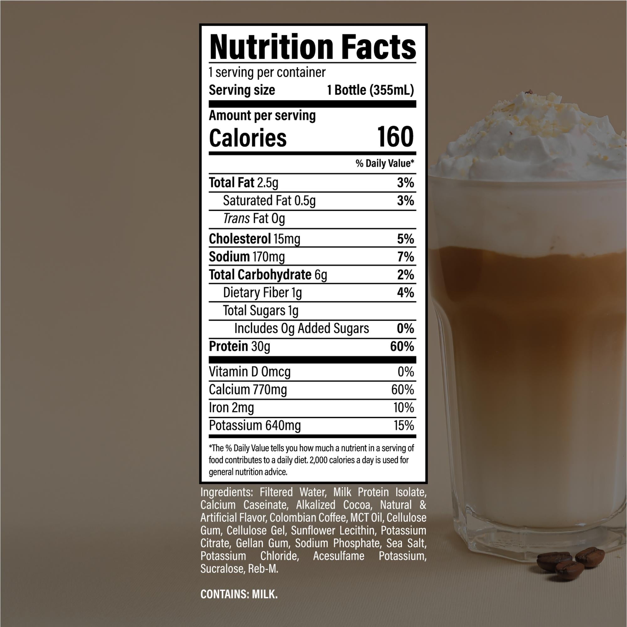 Raw Nutrition Protein RTD - Mocha Latte