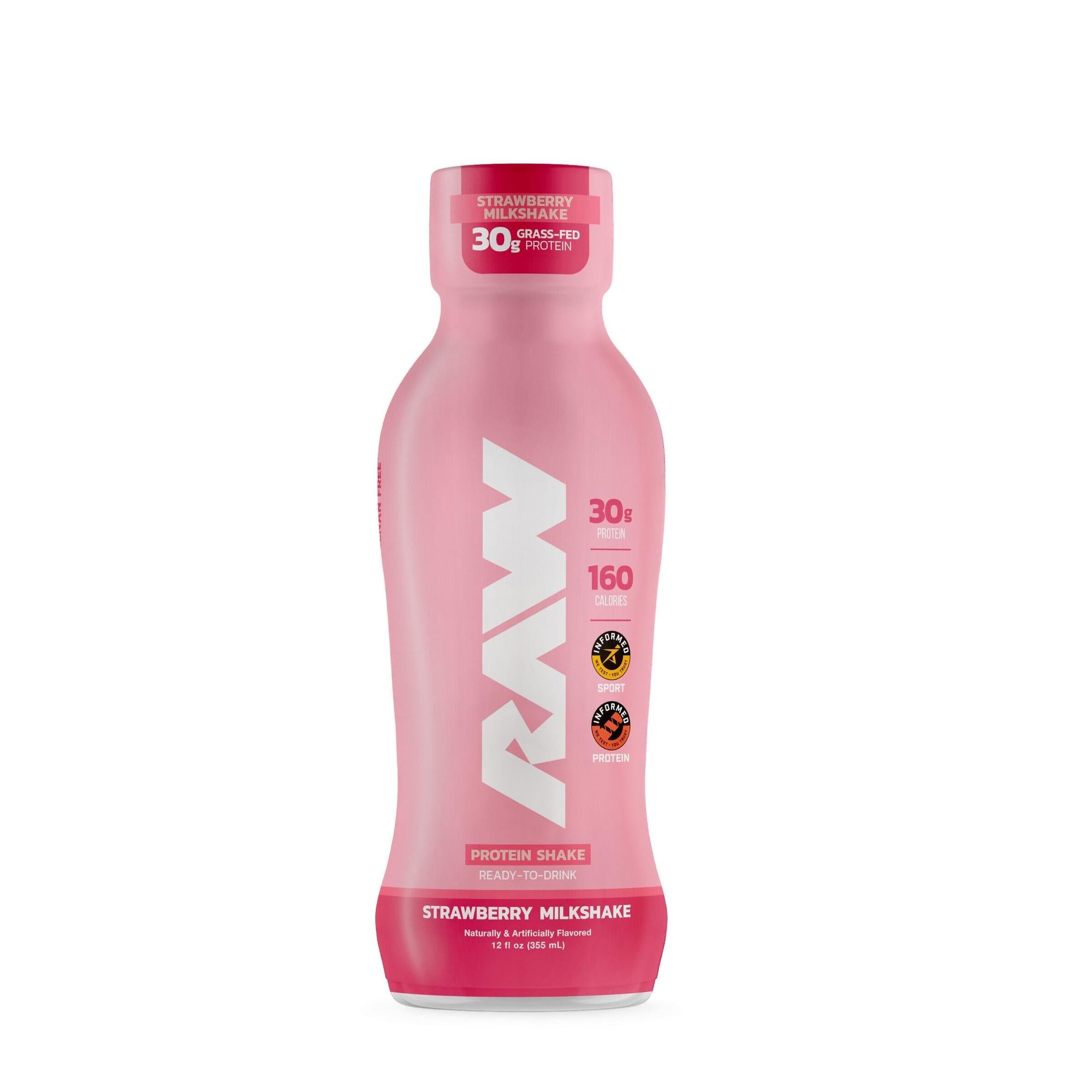 Raw Nutrition Protein RTD - Strawberry Milkshake