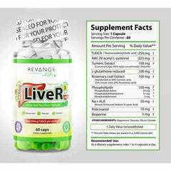 Revange Nutrition Life Liver3 Pro, 60 Capsules