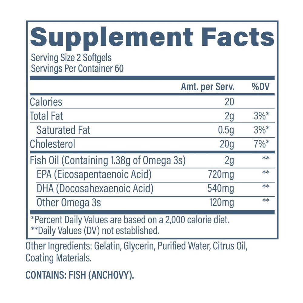 Revive Omega 3 - 120 Capsules