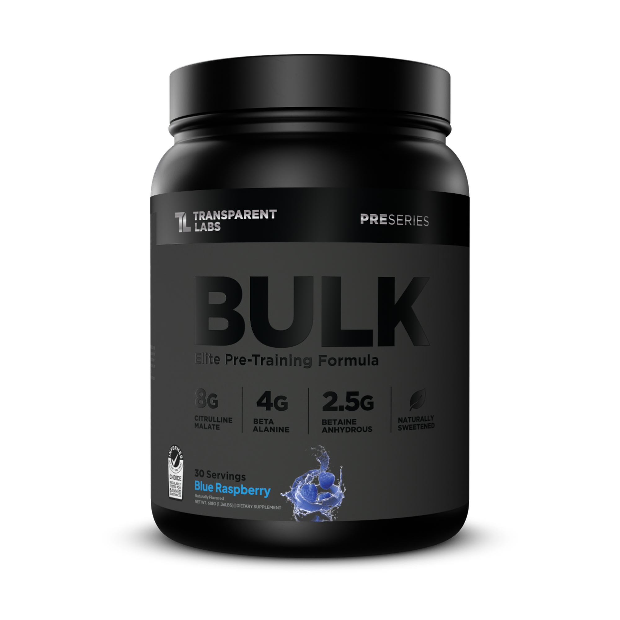 Transparent Labs BULK Black