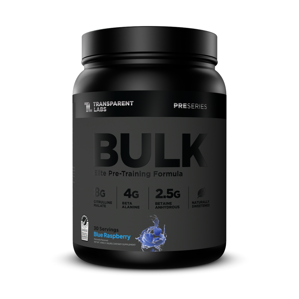 Transparent Labs BULK Black
