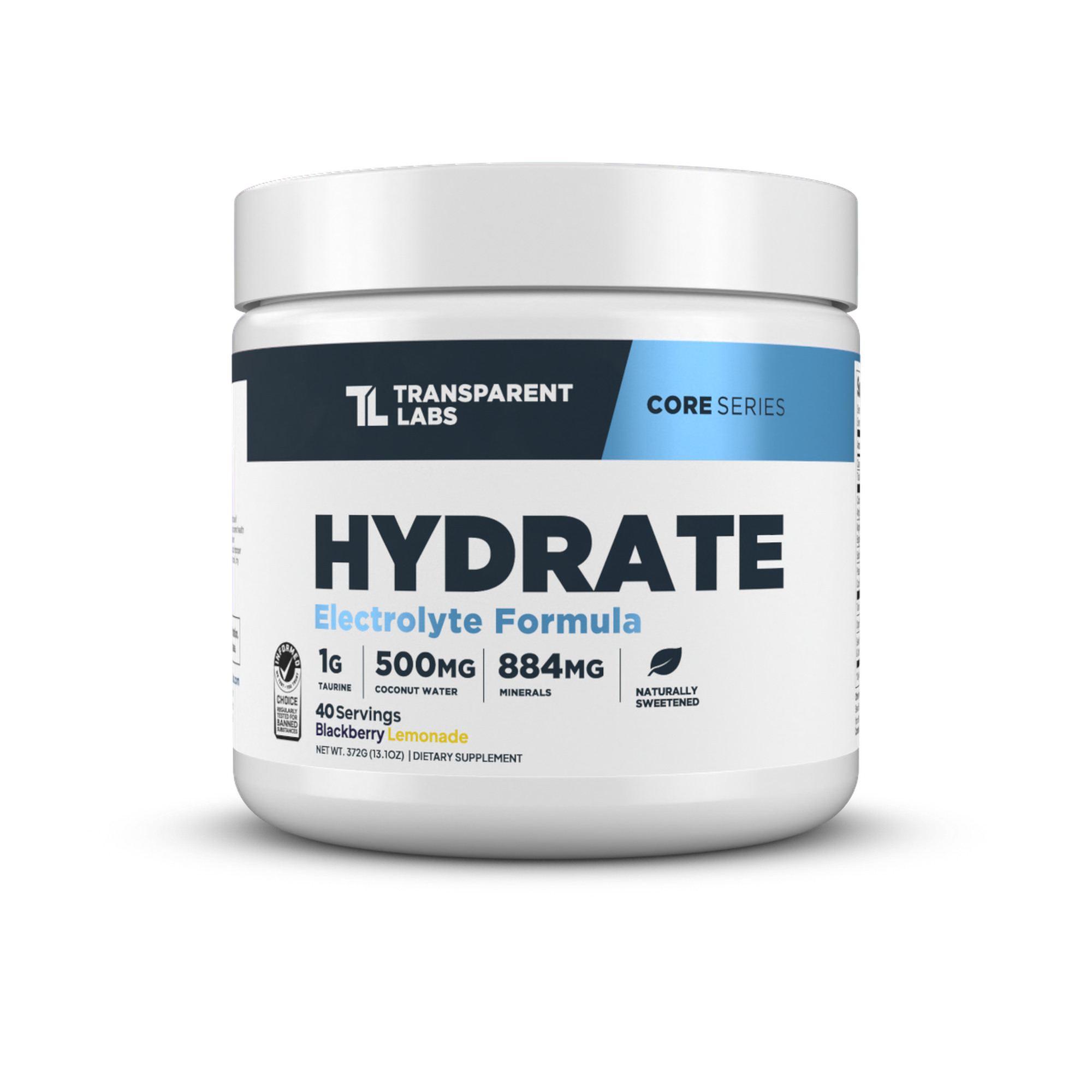 Transparent Labs Hydrate - Blackberry Lemonade