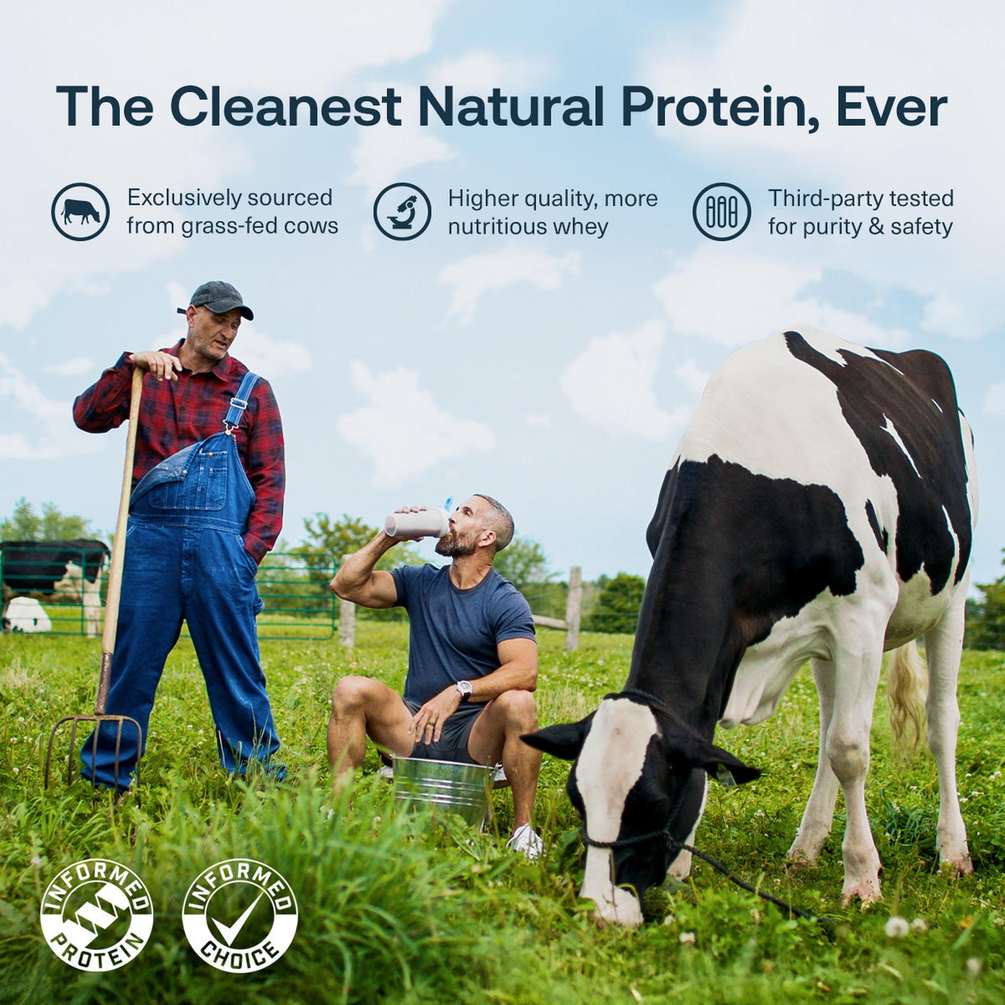 Transparent Labs 100% Grass-Fed Whey Protein Isolate 2 lb - Blueberry Pancakes