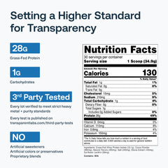 Transparent Labs 100% Grass-Fed Whey Protein Isolate 4 lb - Chocolate PB