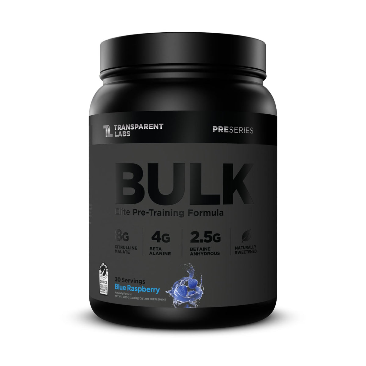 Transparent Labs BULK Black
