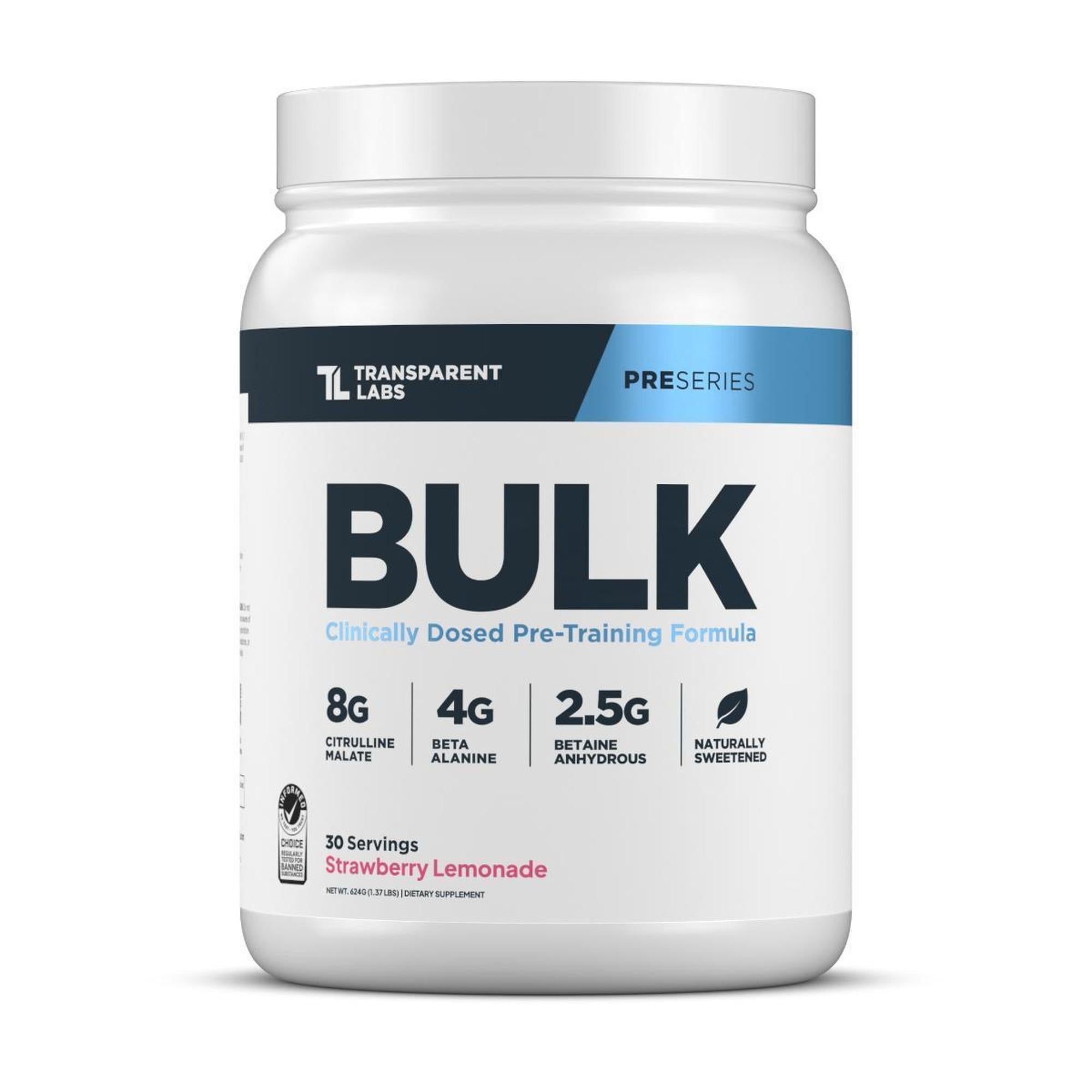 Transparent Labs Bulk - Strawberry Lemonade