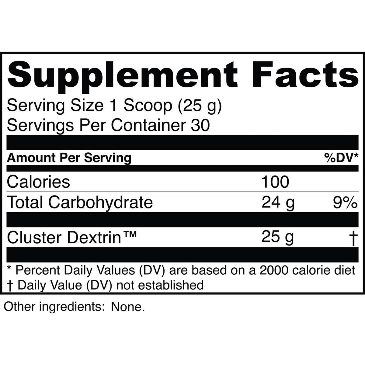 Transparent Labs Cyclic Dextrin Unflavored