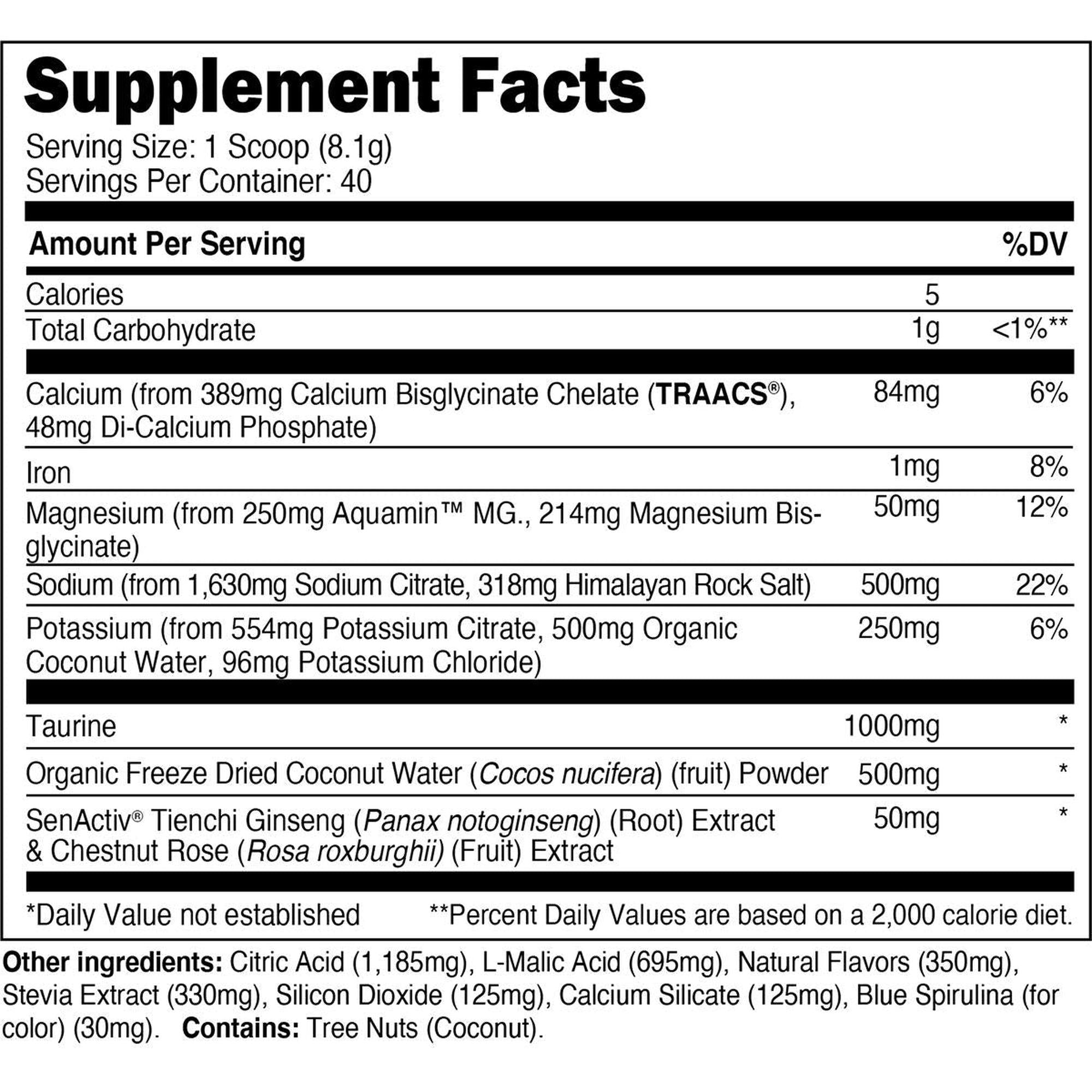 Transparent Labs Hydrate - Blue Raspberry