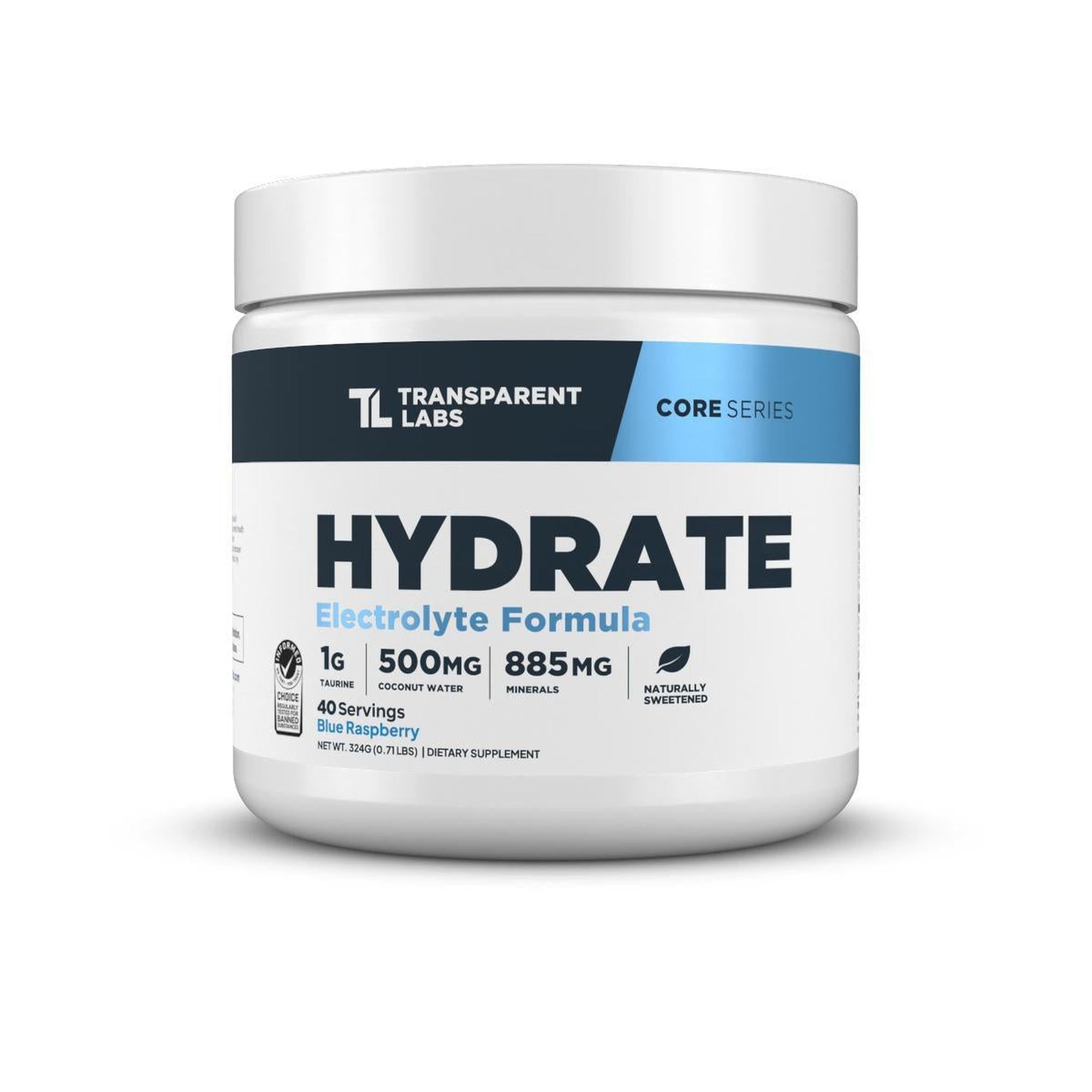 Transparent Labs Hydrate - Blue Raspberry