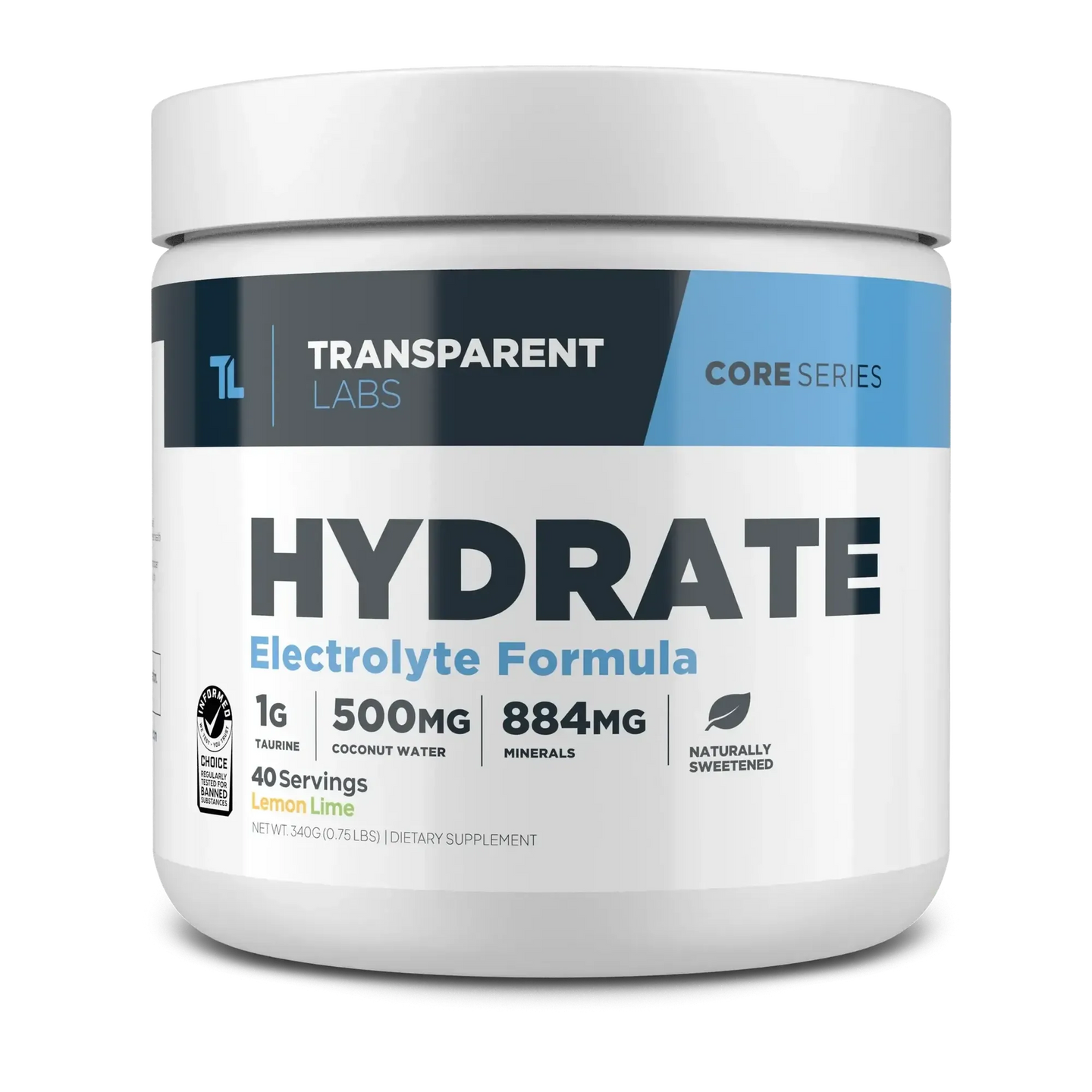 Transparent Labs Hydrate - Lemon Lime