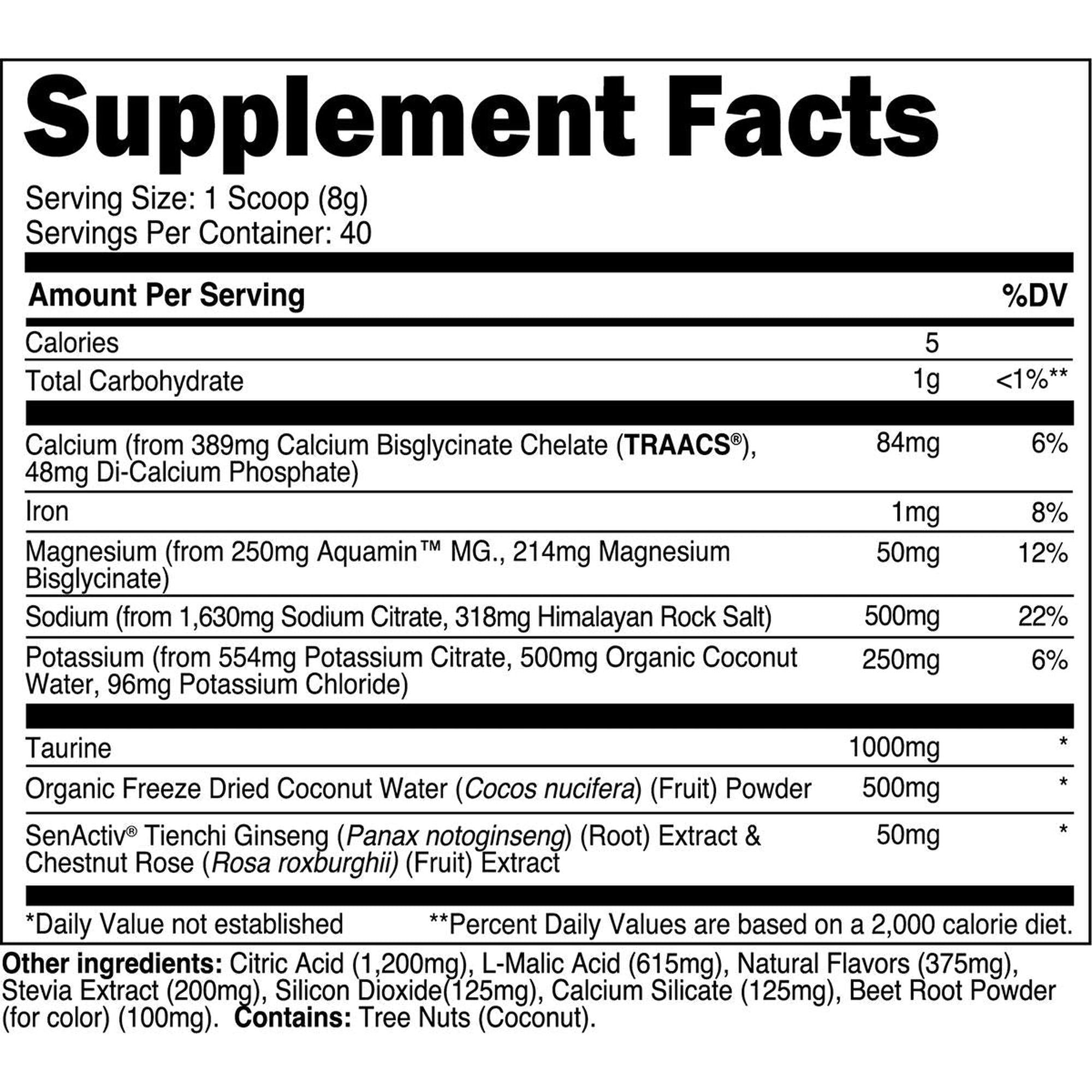 Transparent Labs Hydrate - Tropical Punch