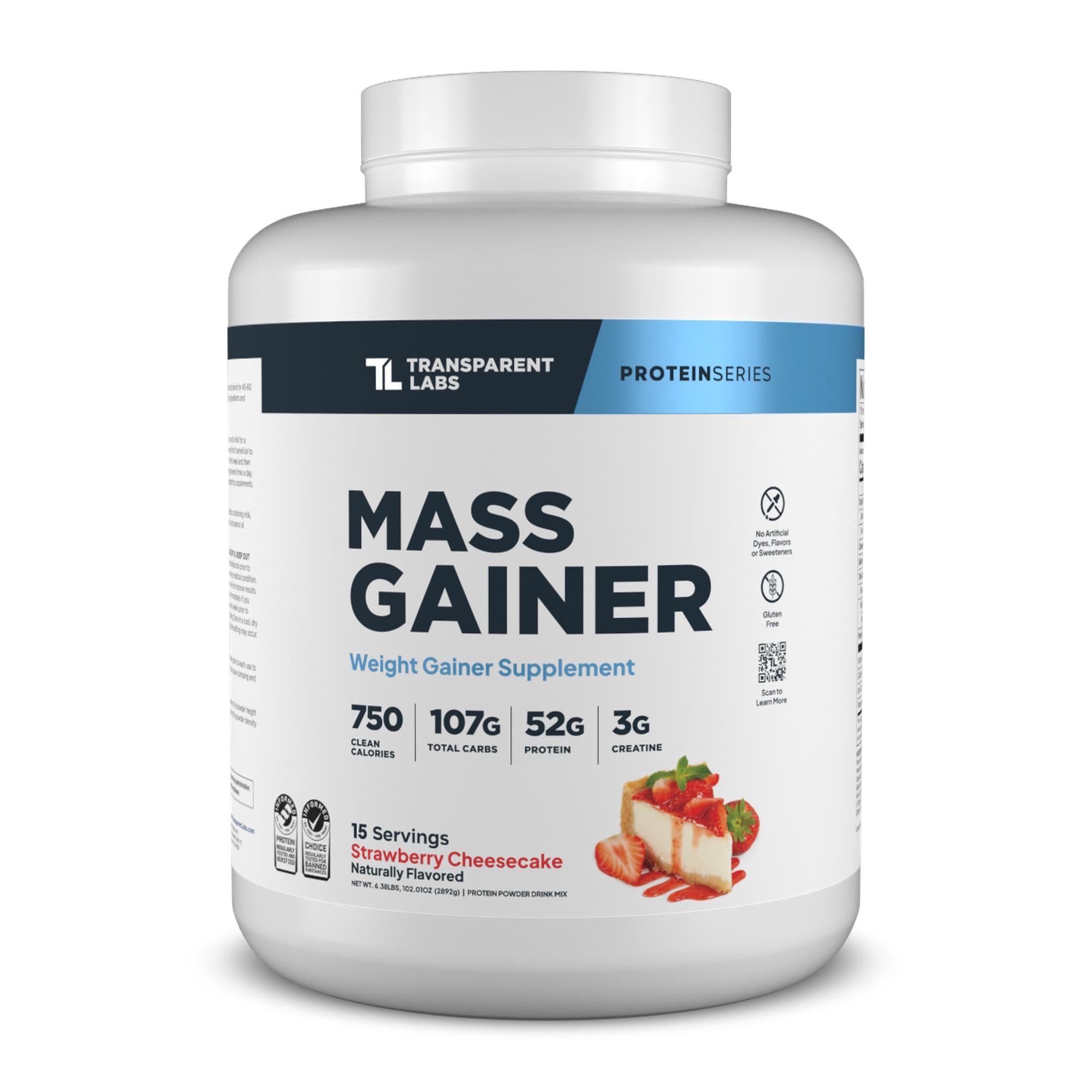 Transparent Labs Mass Gainer 6 lb