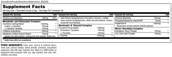 Universal Nutrition Animal Advanced Cuts Powder