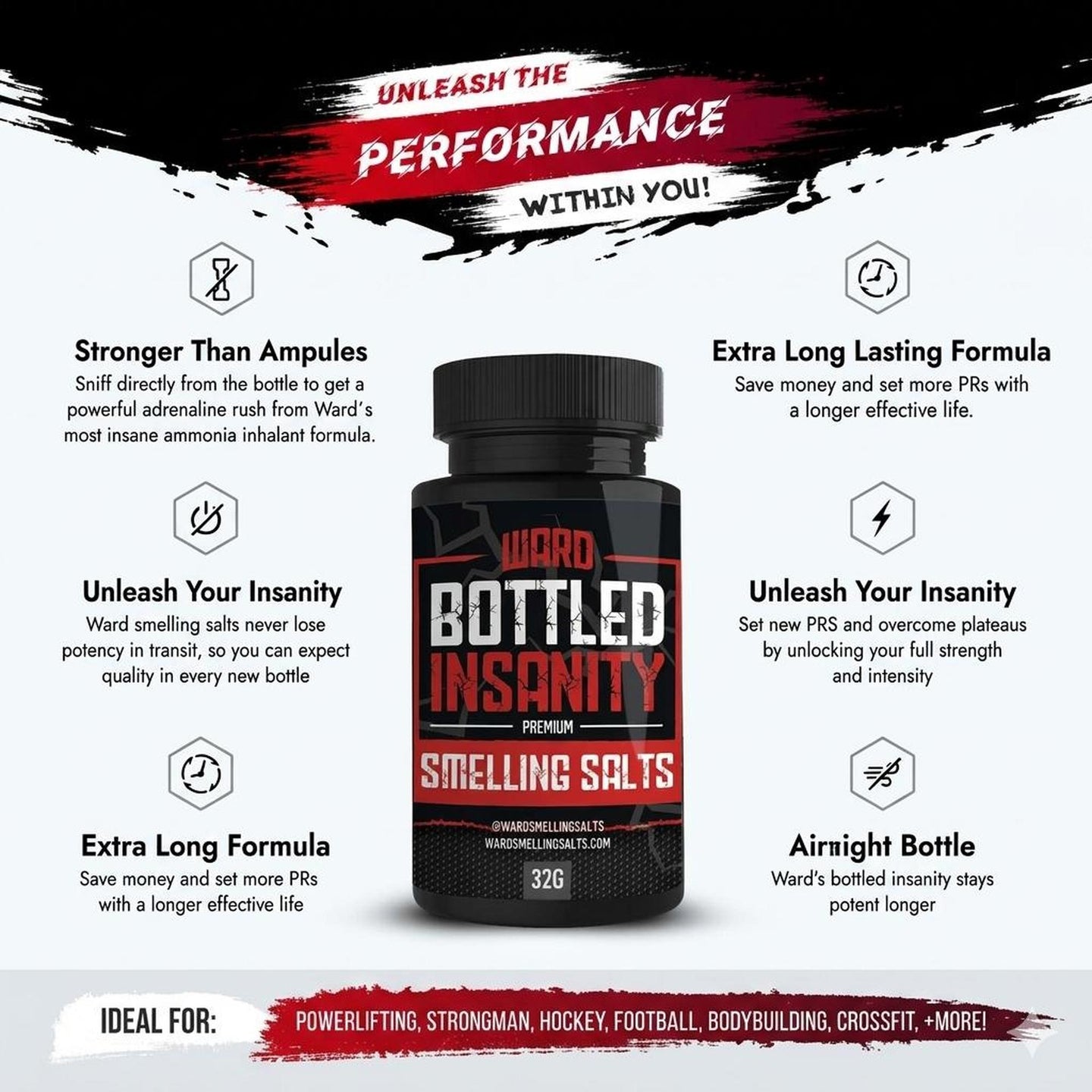 WARD Bottled Insanity Premium Smelling Salts