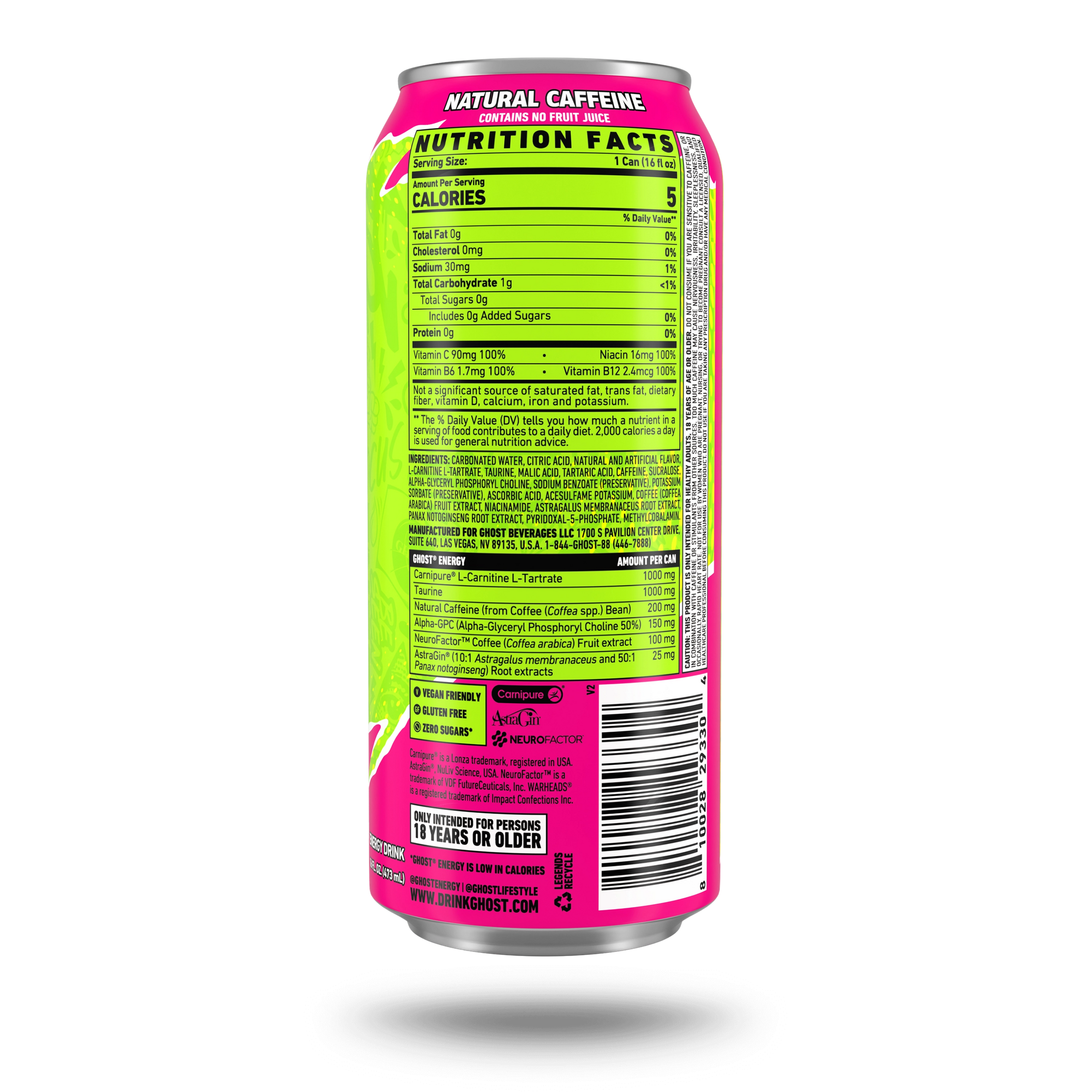 Ghost Energy Drink - Sour Watermelon