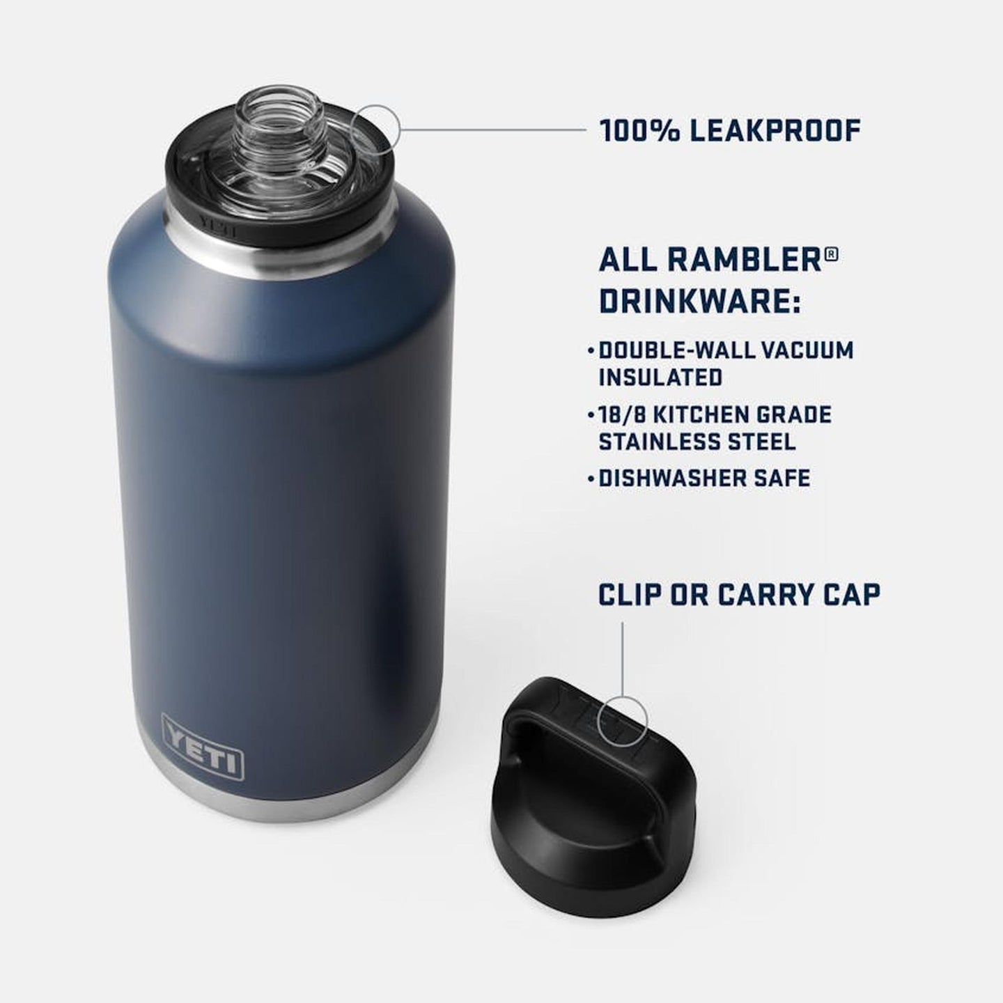 Yeti Rambler® 64 oz Water Bottle