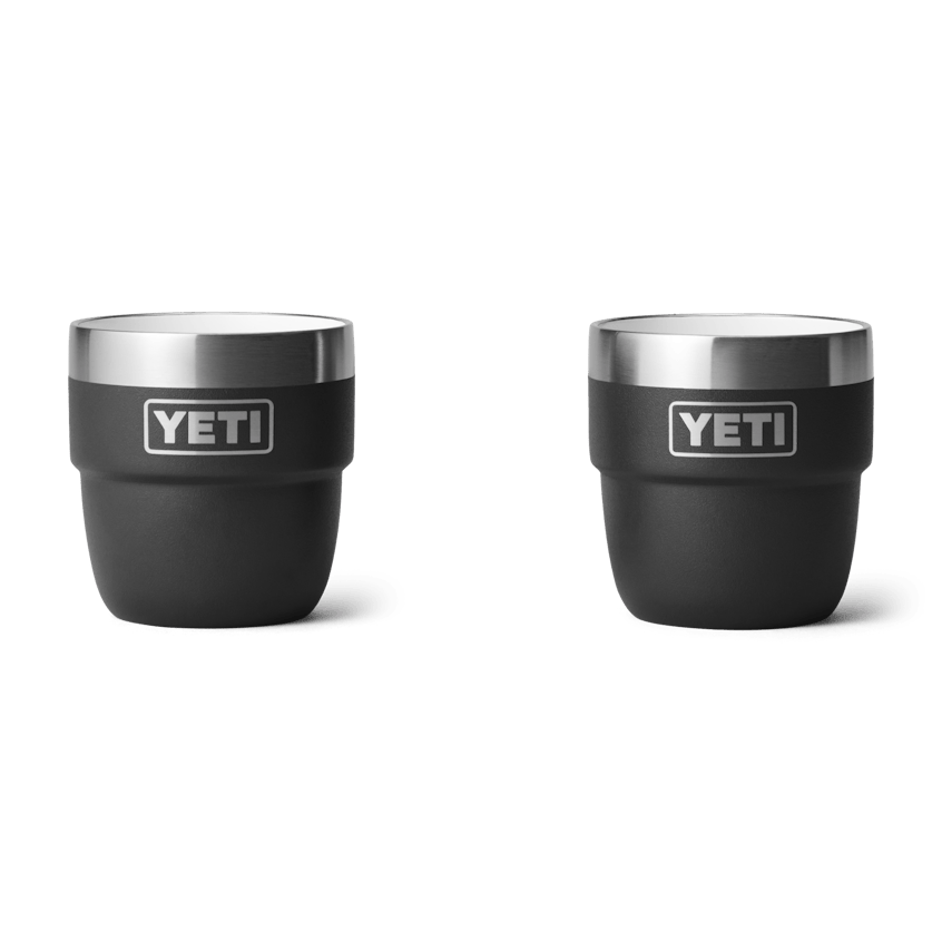 YETI Rambler 4 oz Stackable Cups 2-Pack in Black