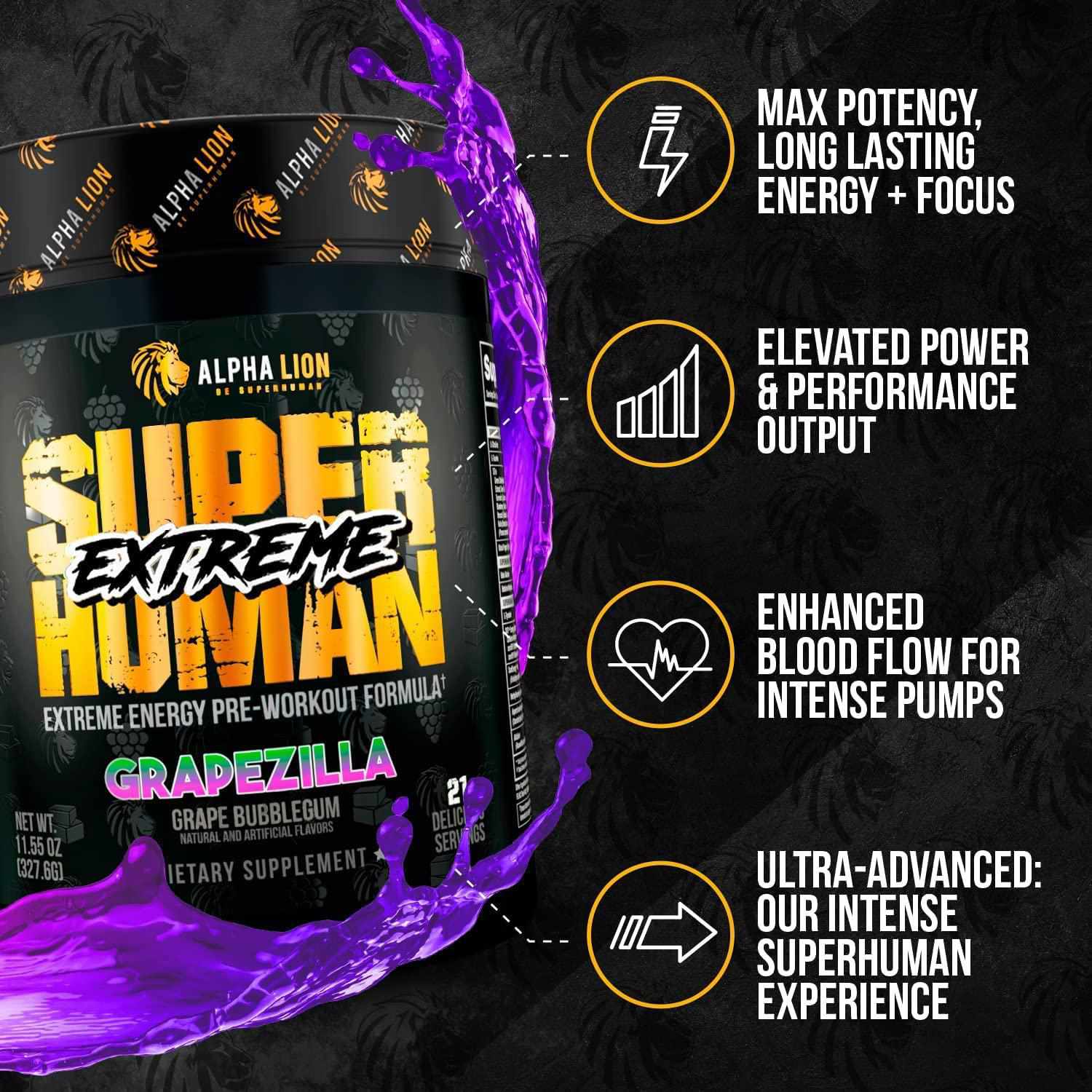 Alpha Lion SuperHuman® Extreme - Grapezilla