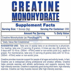 Hi-Tech Creatine Monohydrate 1000 g - Ultimate Sport Nutrition