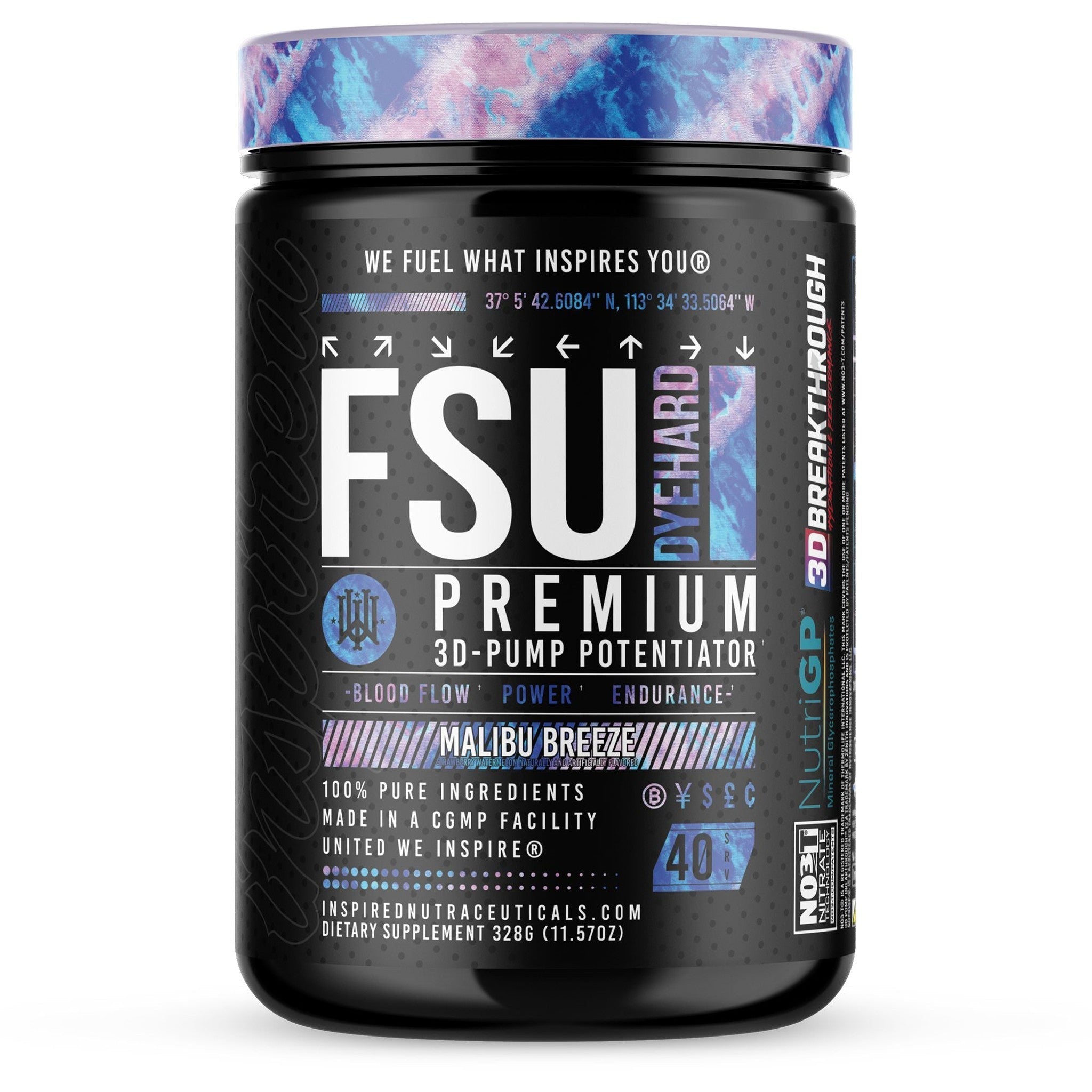 Inspired Nutraceuticals FSU: Dyehard Non-Stim Pre-Workout - Ultimate Sport Nutrition